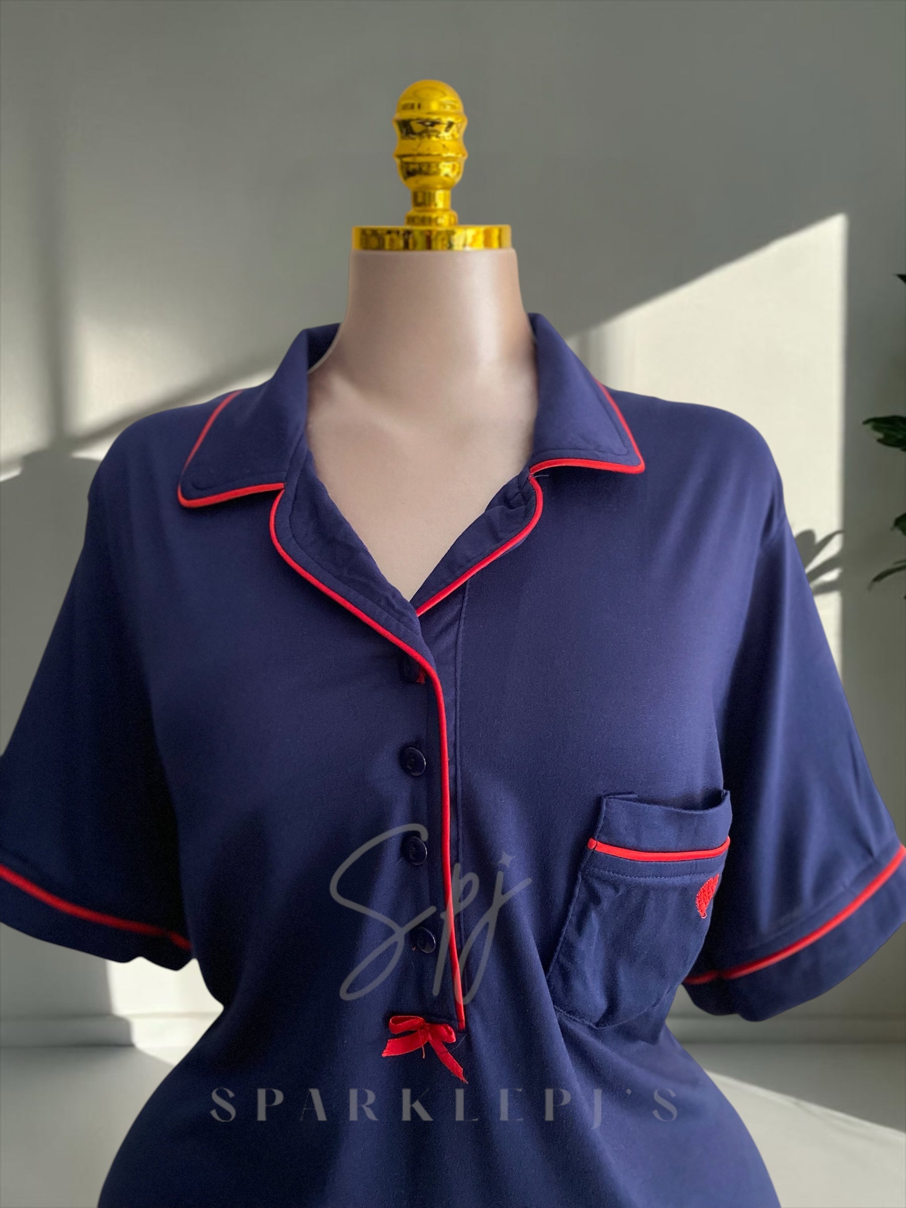 Classic Button Long Nightdress