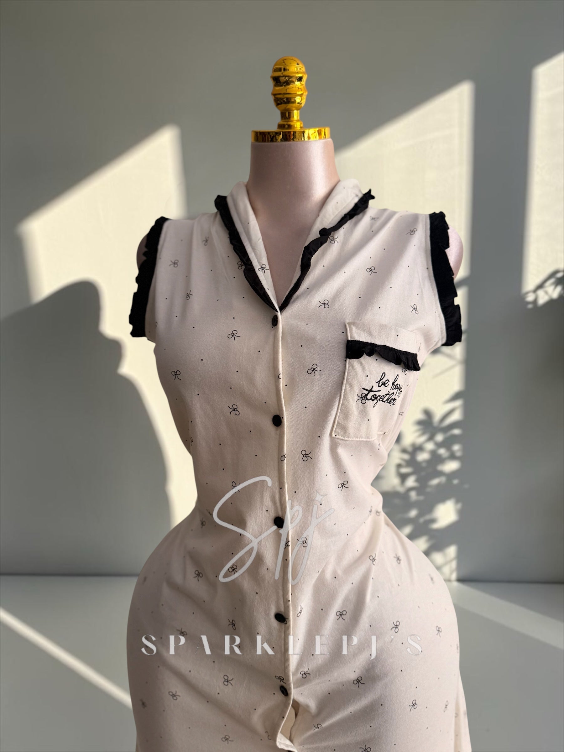 Sweet Button Nightdress