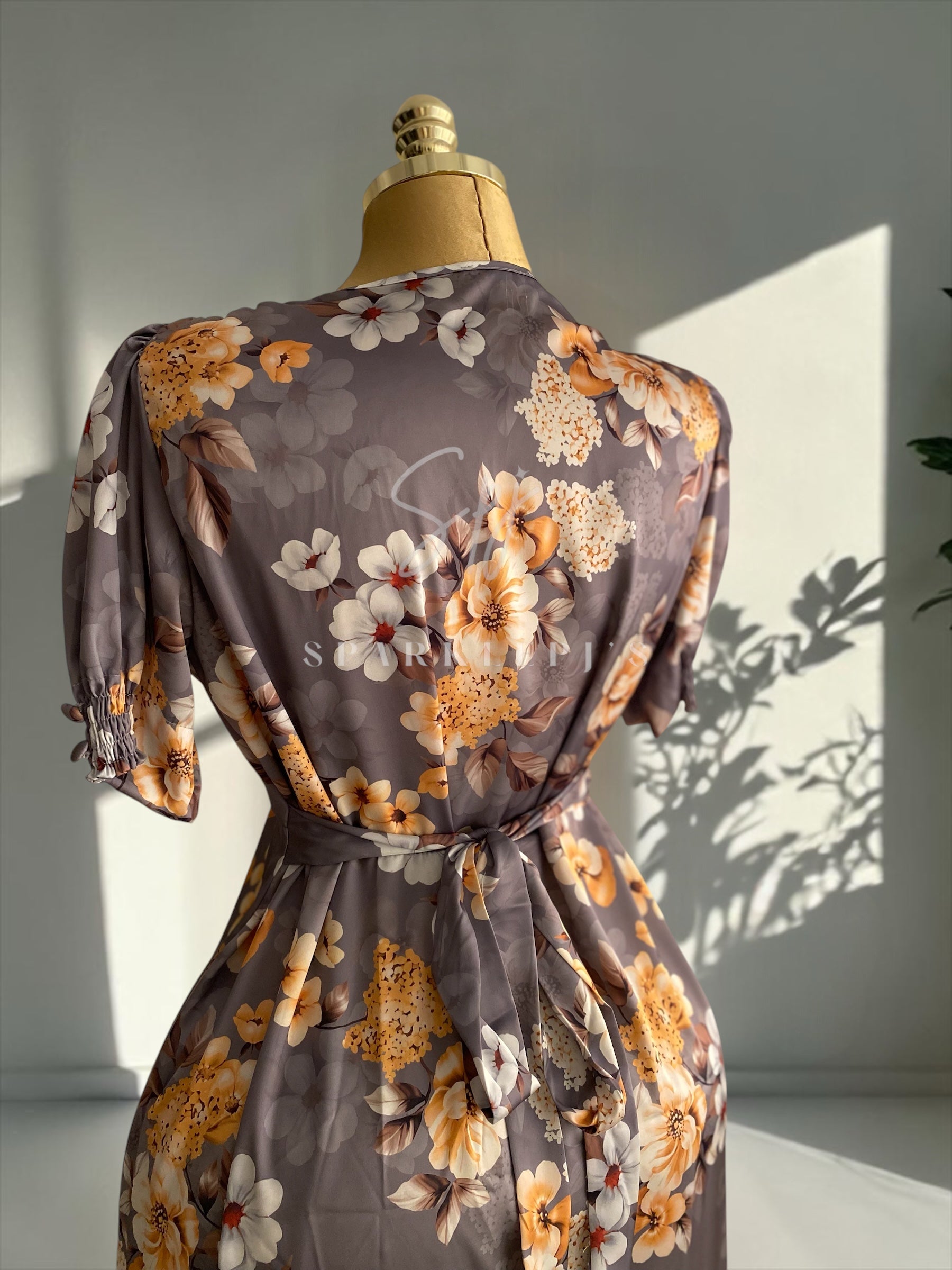 Vintage Bloom Maxi Dress