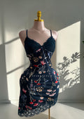 Floral Night Mini Dress