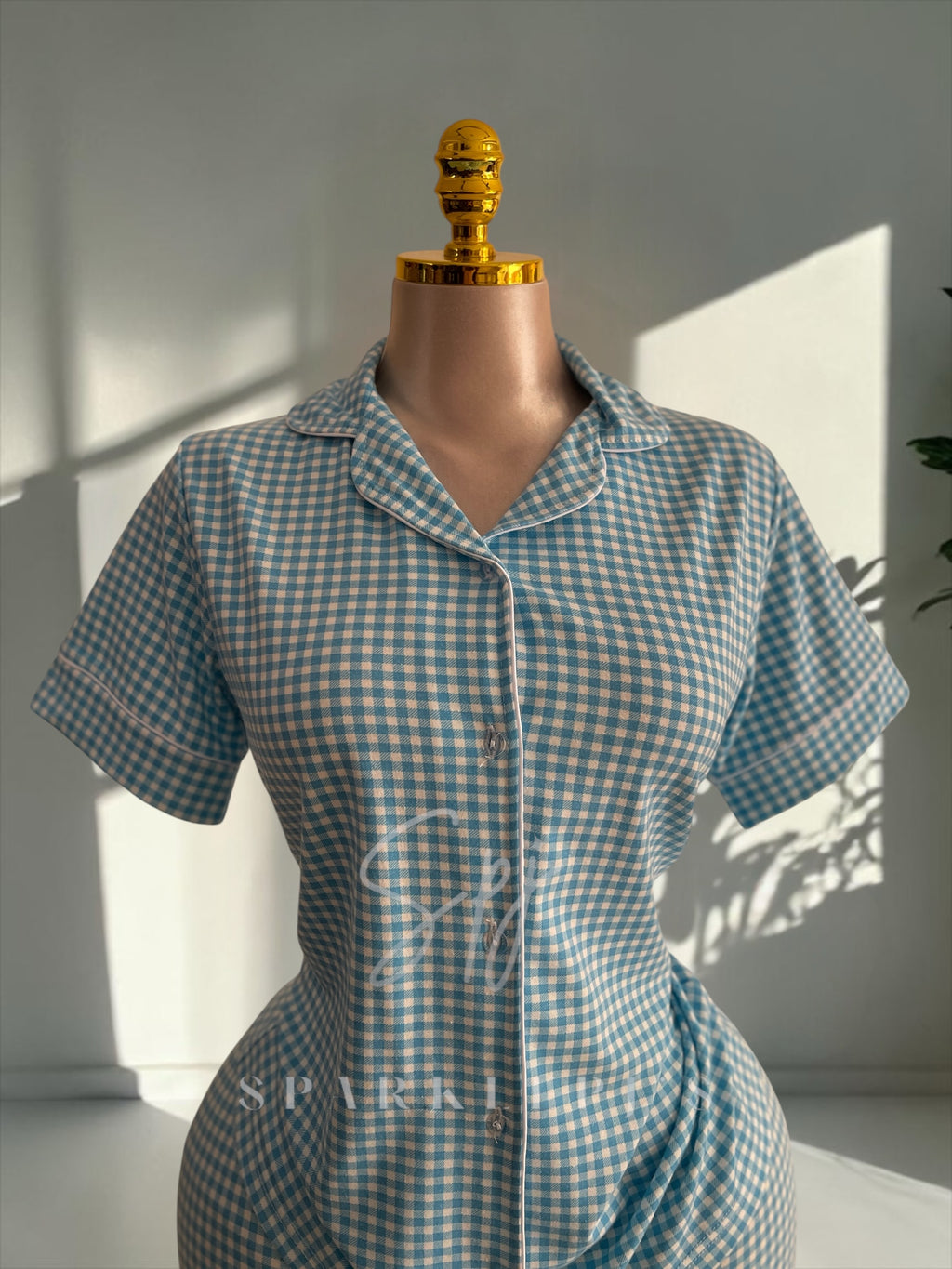 Gingham Dreams Short Pajama