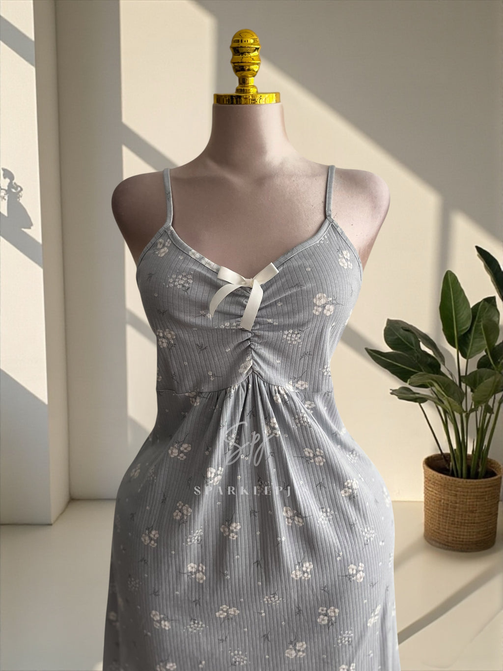 Blossom Ribbed Nightdress