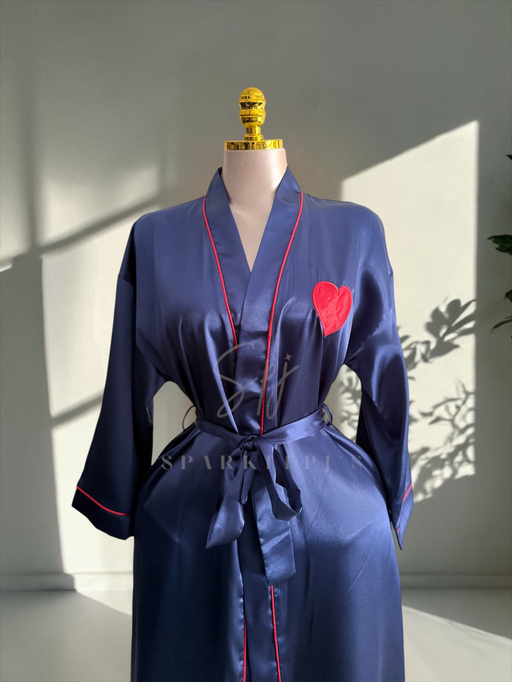 Long Love Satin Robe