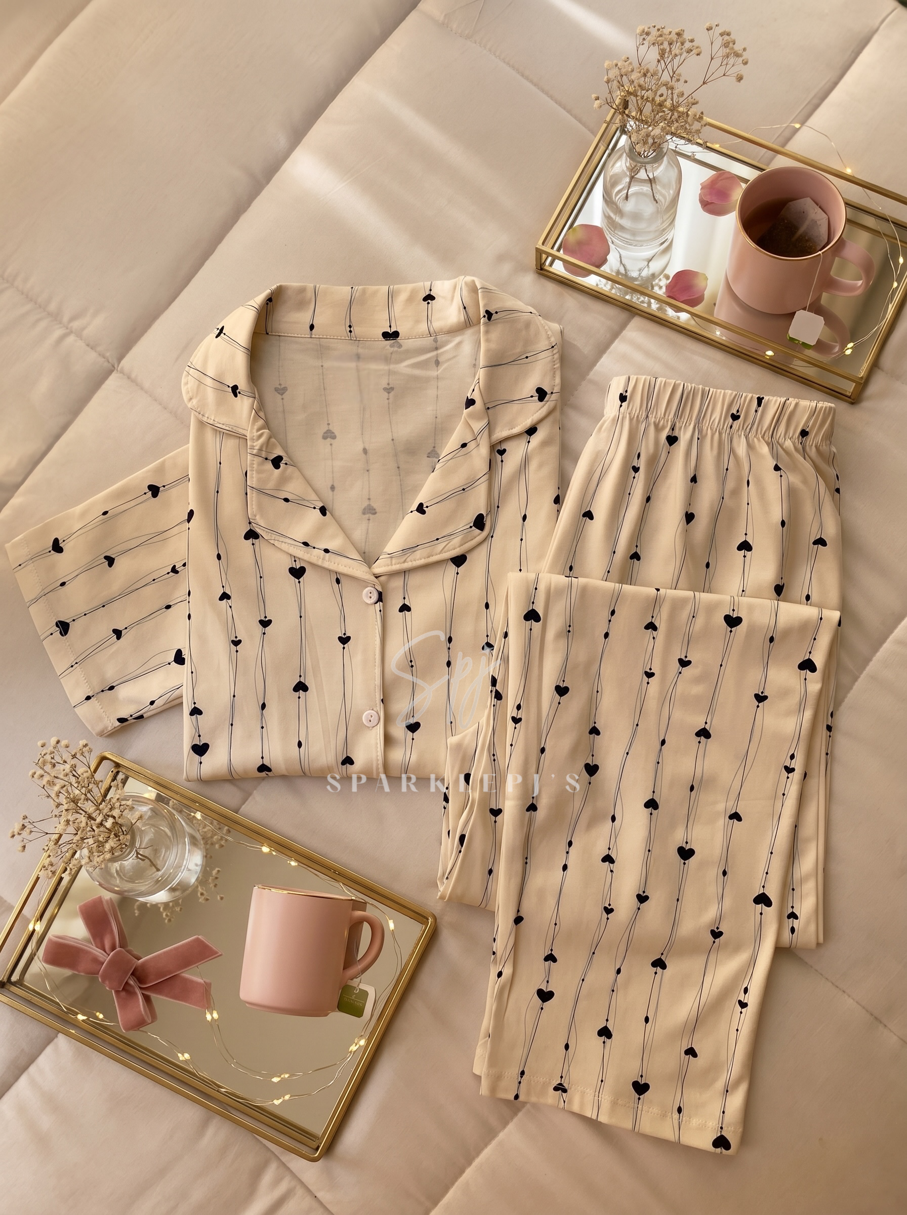 Tiny Hearts Pajama Set