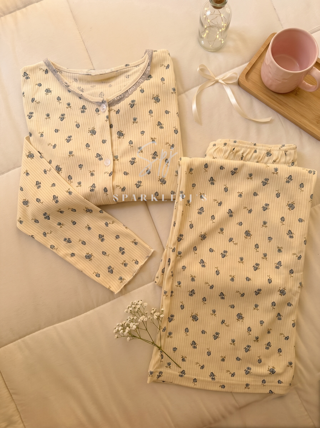 Tiny Bloom Pajama set