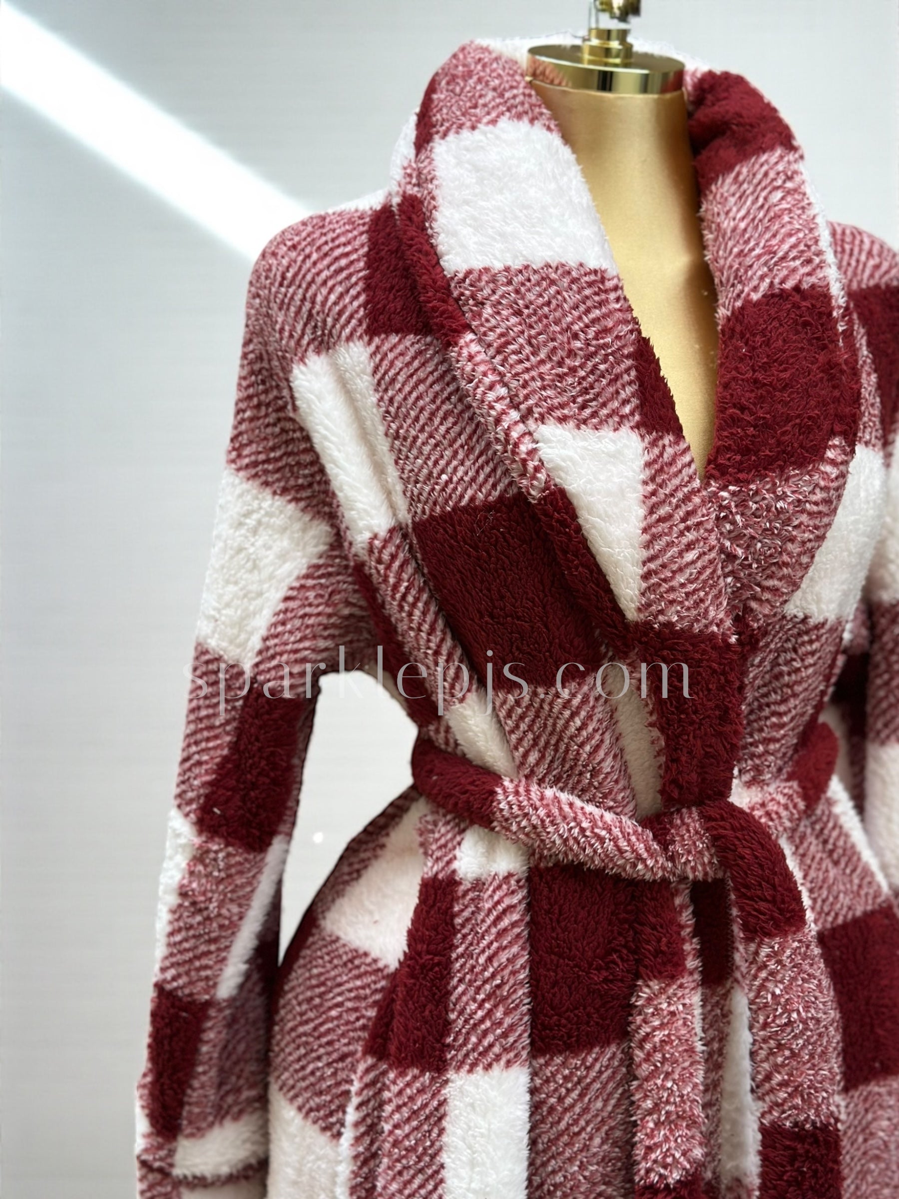 Cozy Check Dream Robe