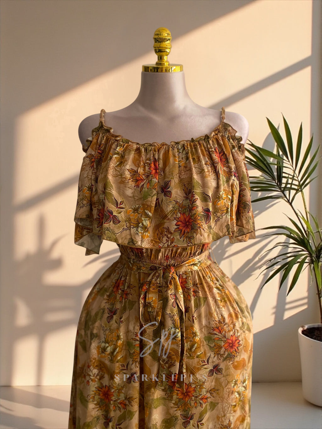 Golden Garden Maxi Nightshirt