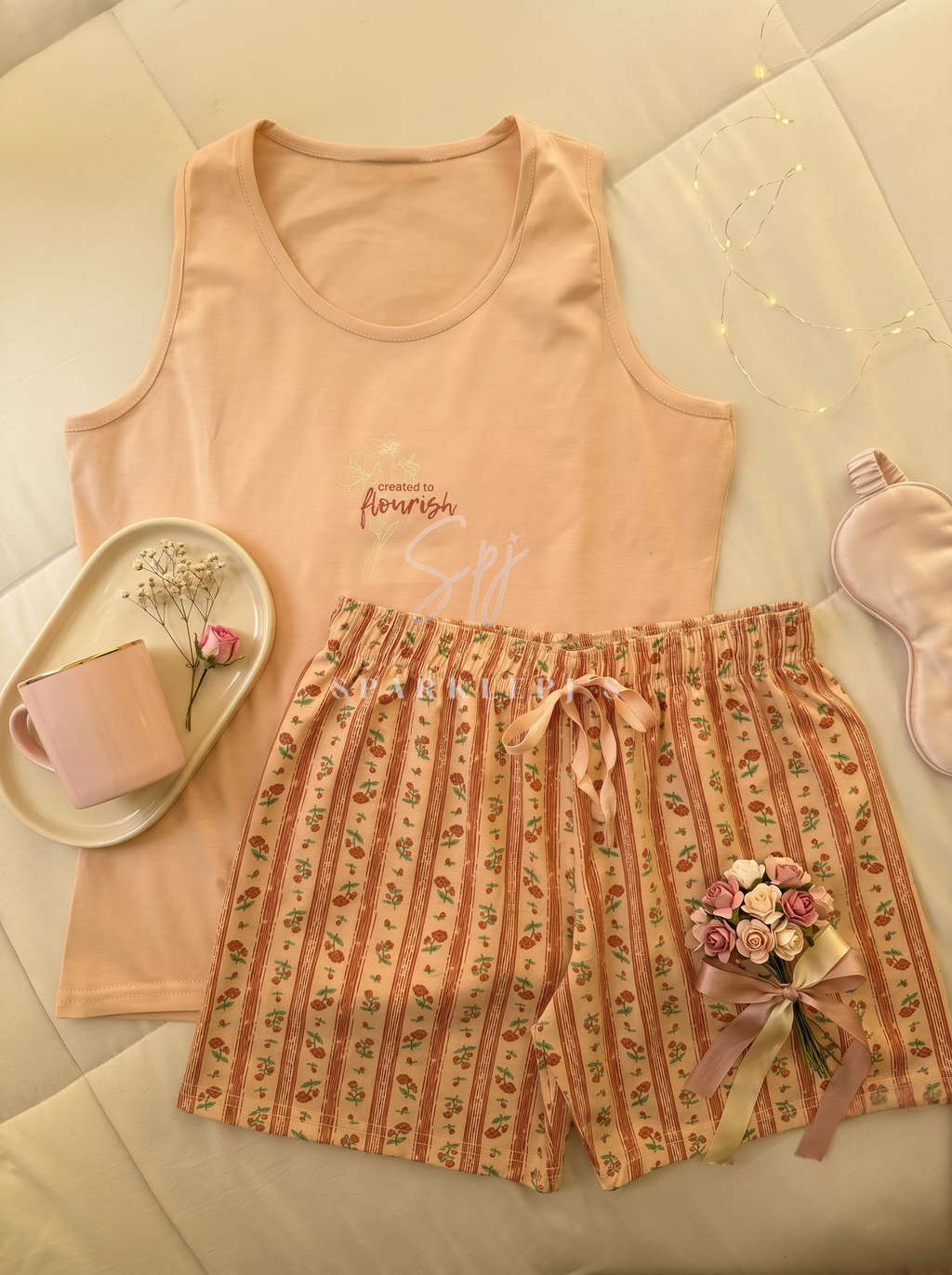 Bloom & Relax Short Pajama Set