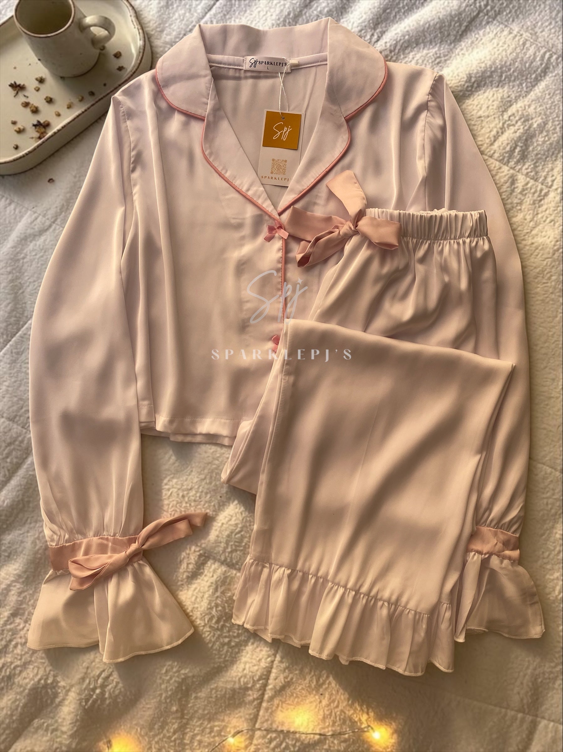 Satin Elegance Pajama Set