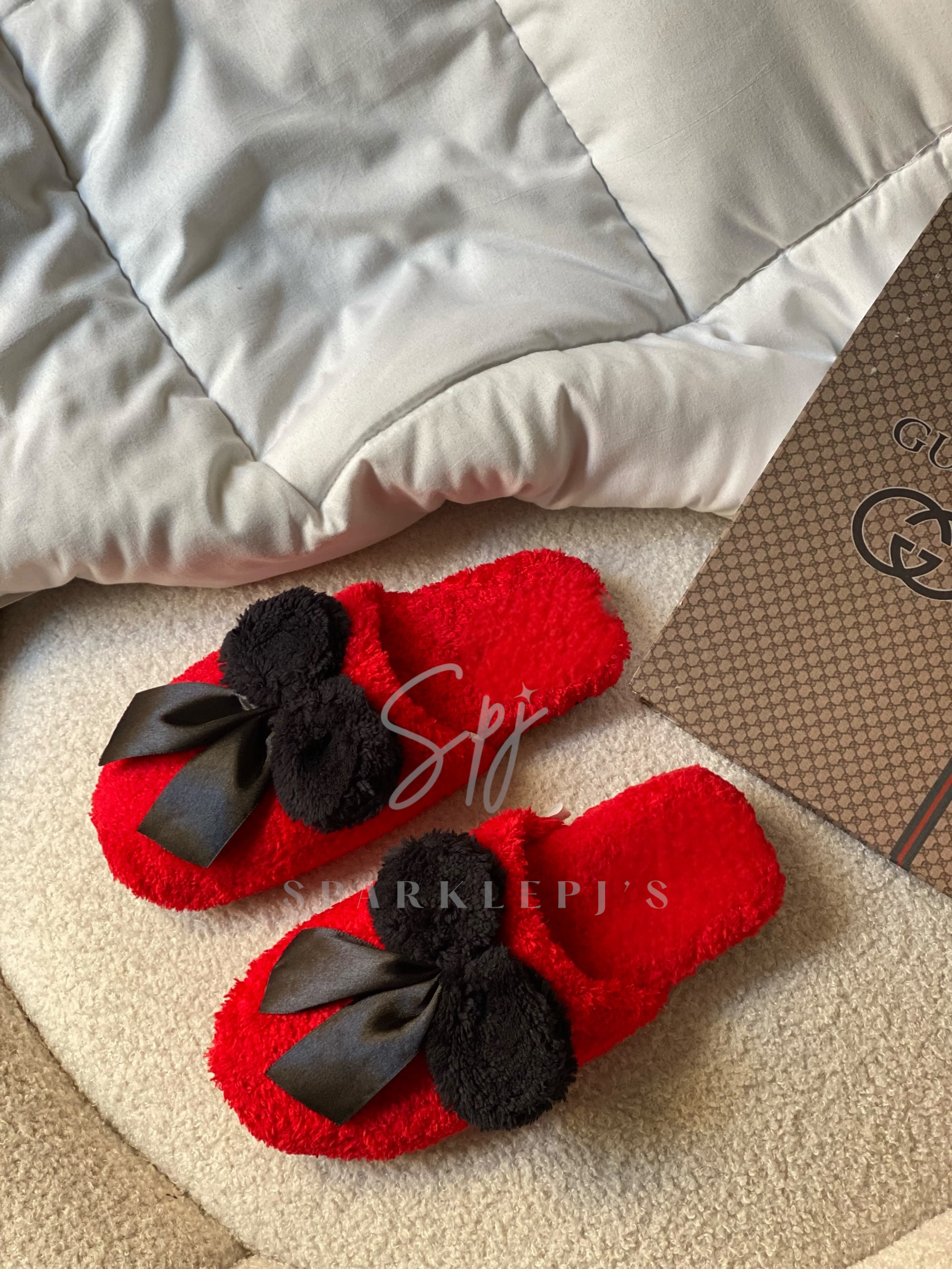 Chérie Bow Slippers