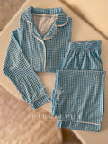 Gingham Classic Pajama Set
