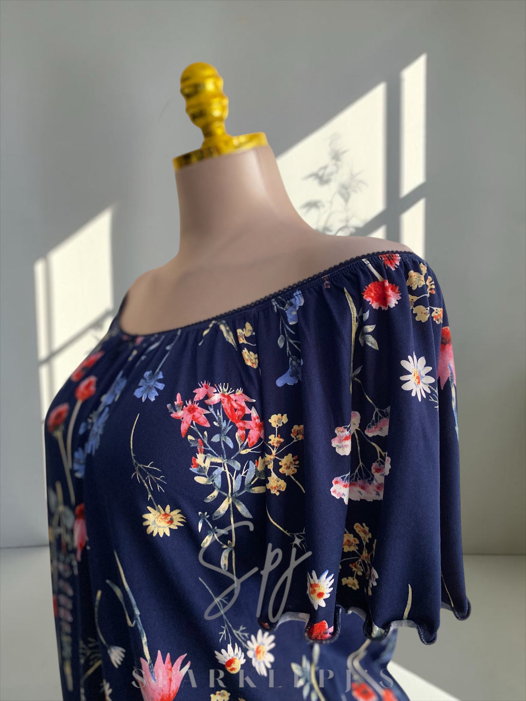 Floral Maxi Dress (Off-Shoulder)