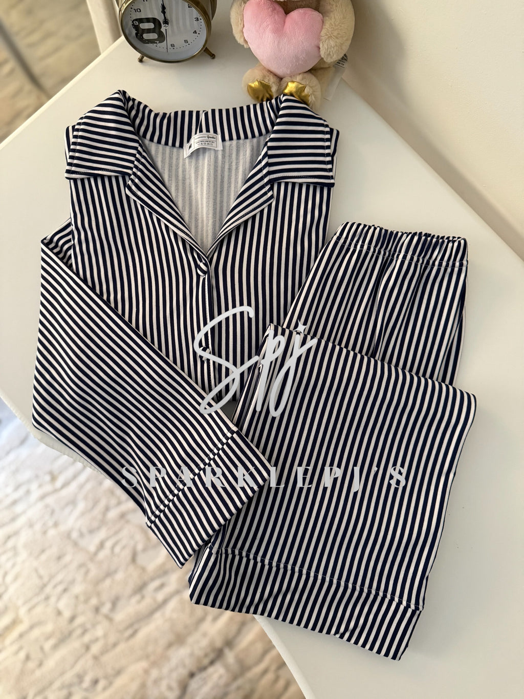 Elegant Stripe Lounge Set