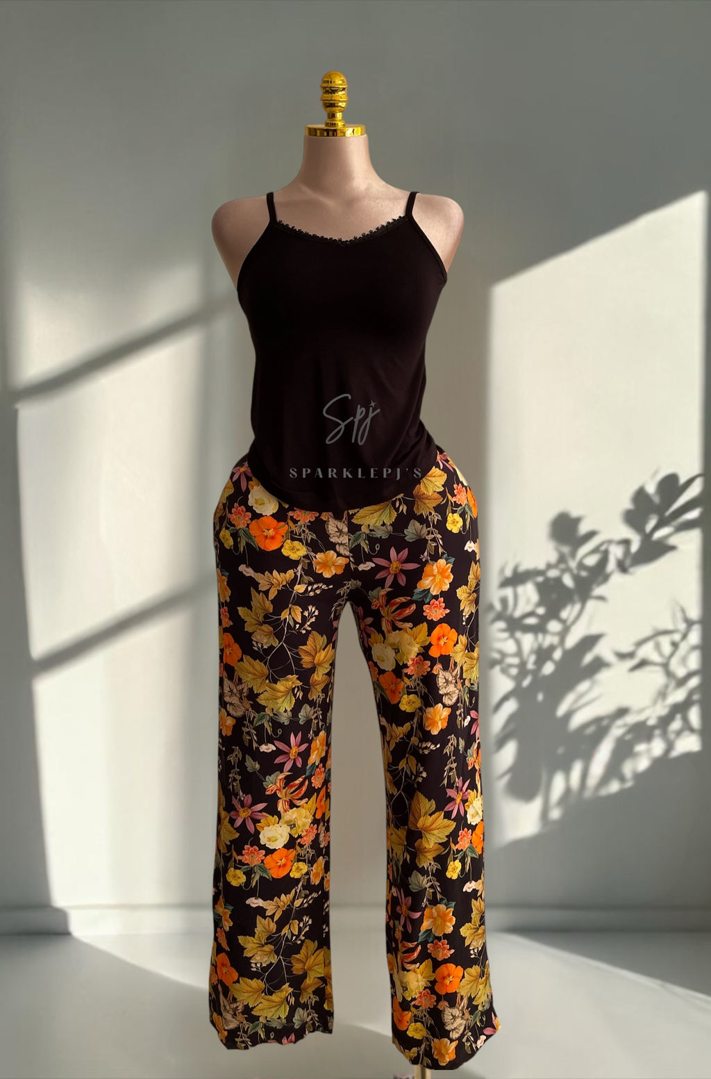 Midnight Floral 3-Piece Lounge Set