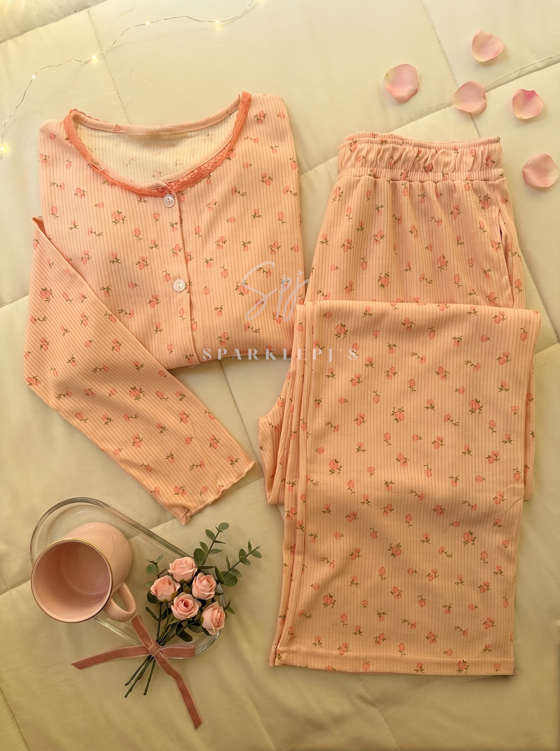 Tiny Bloom Pajama set