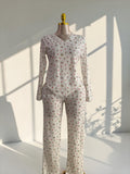 Soft Ribbed Pajama Set