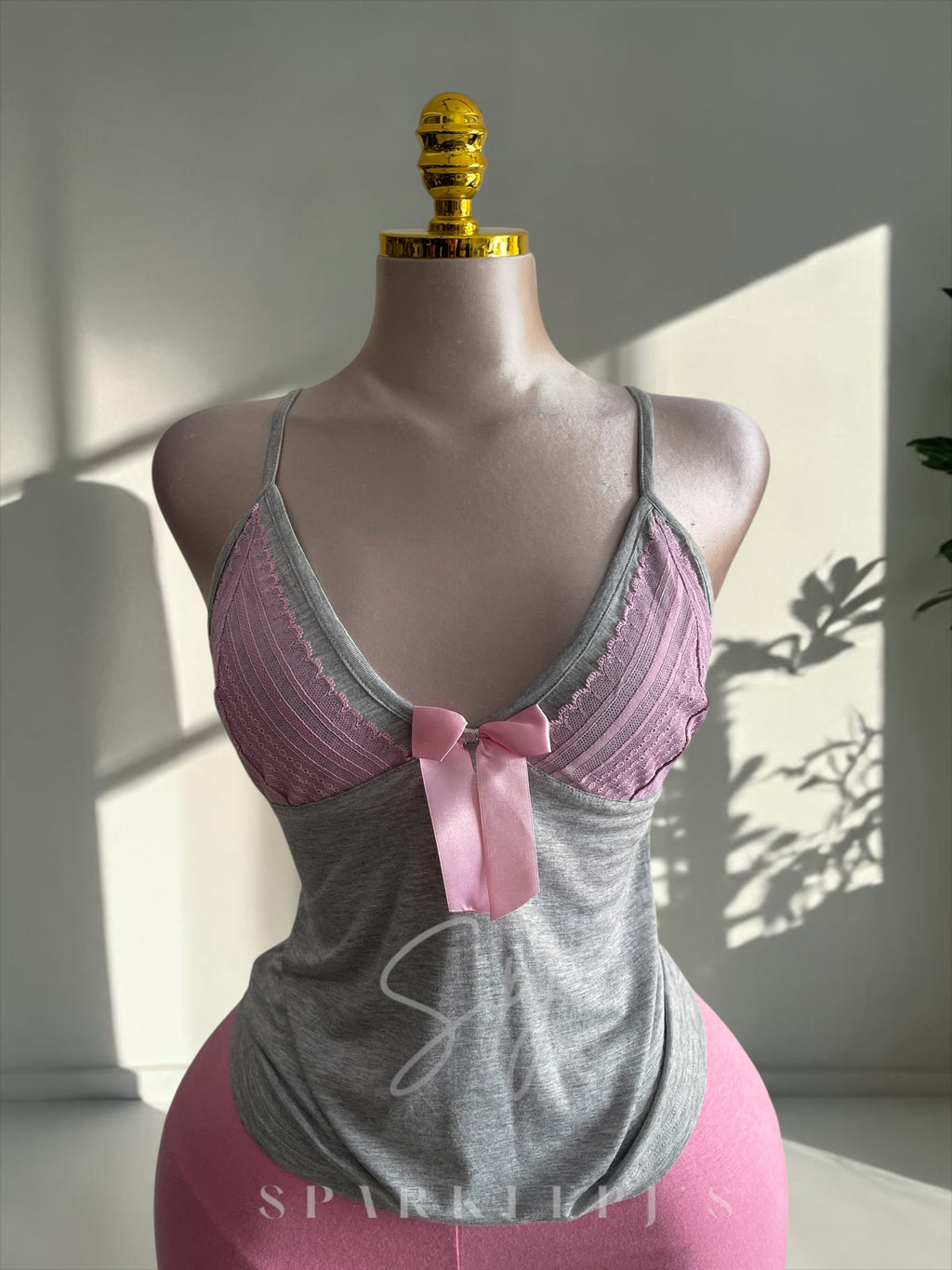 Soft Ribbon Short Set