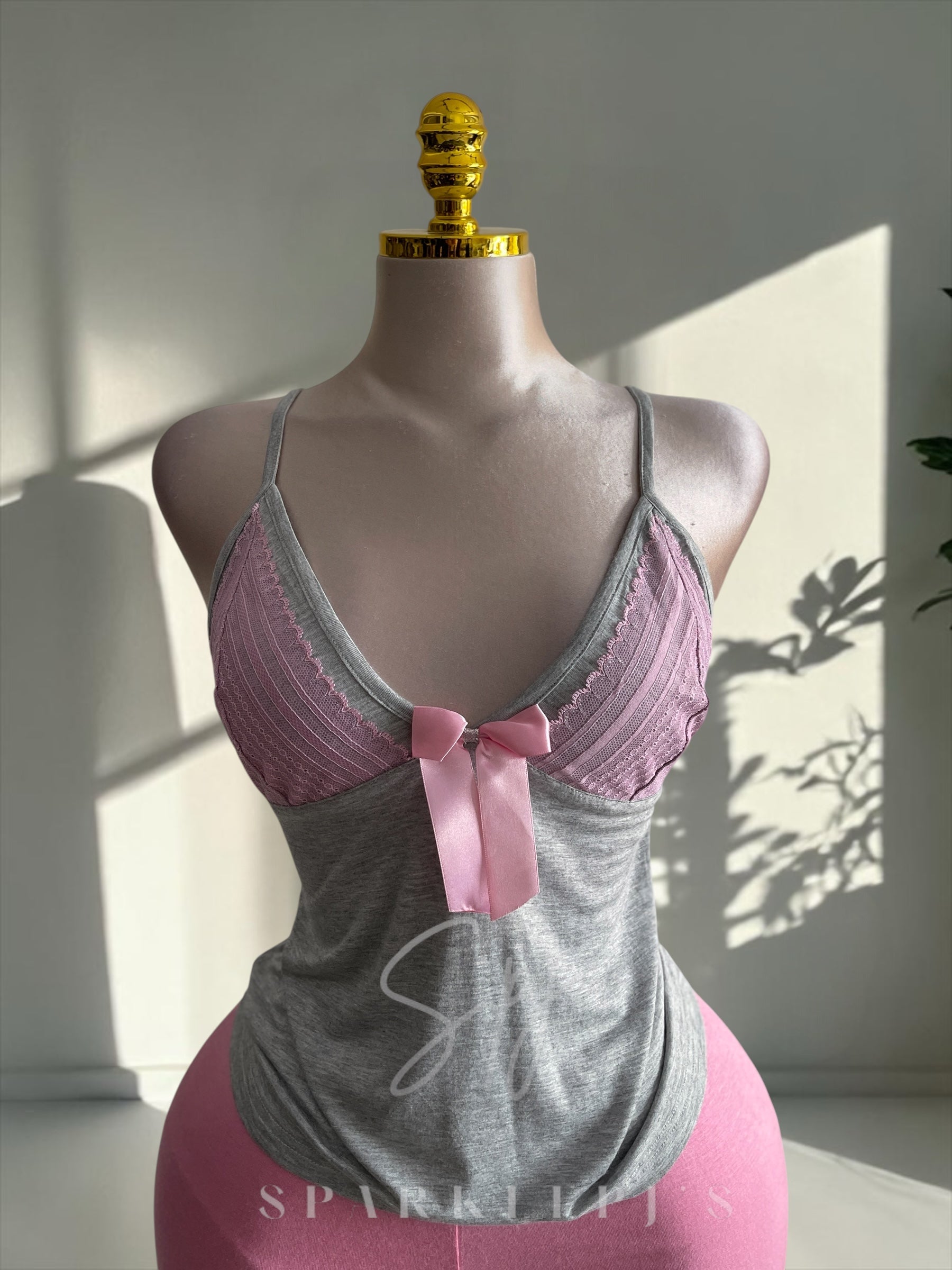 Soft Ribbon Short Set