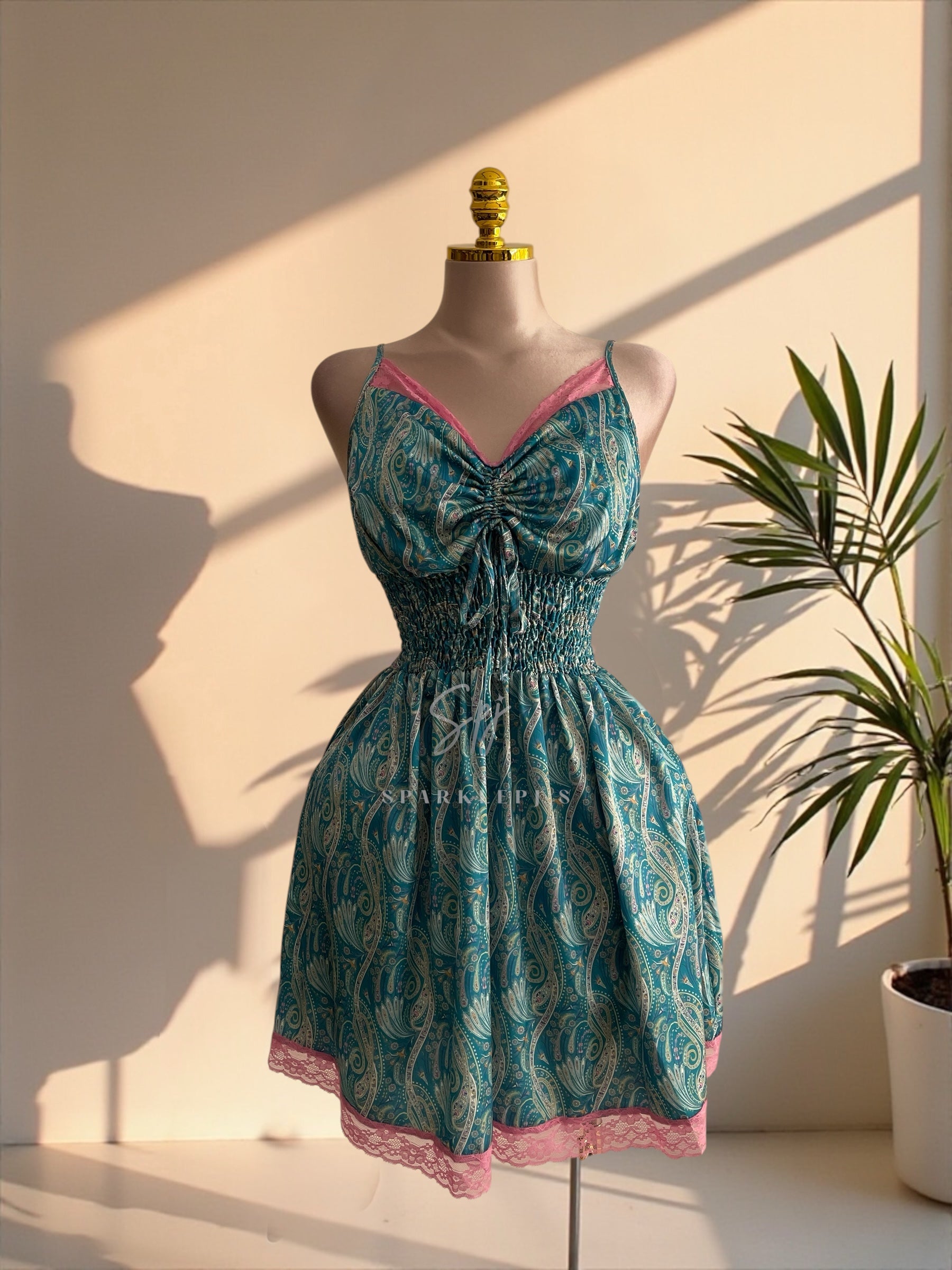 Paisley Dream Short Nightshirt