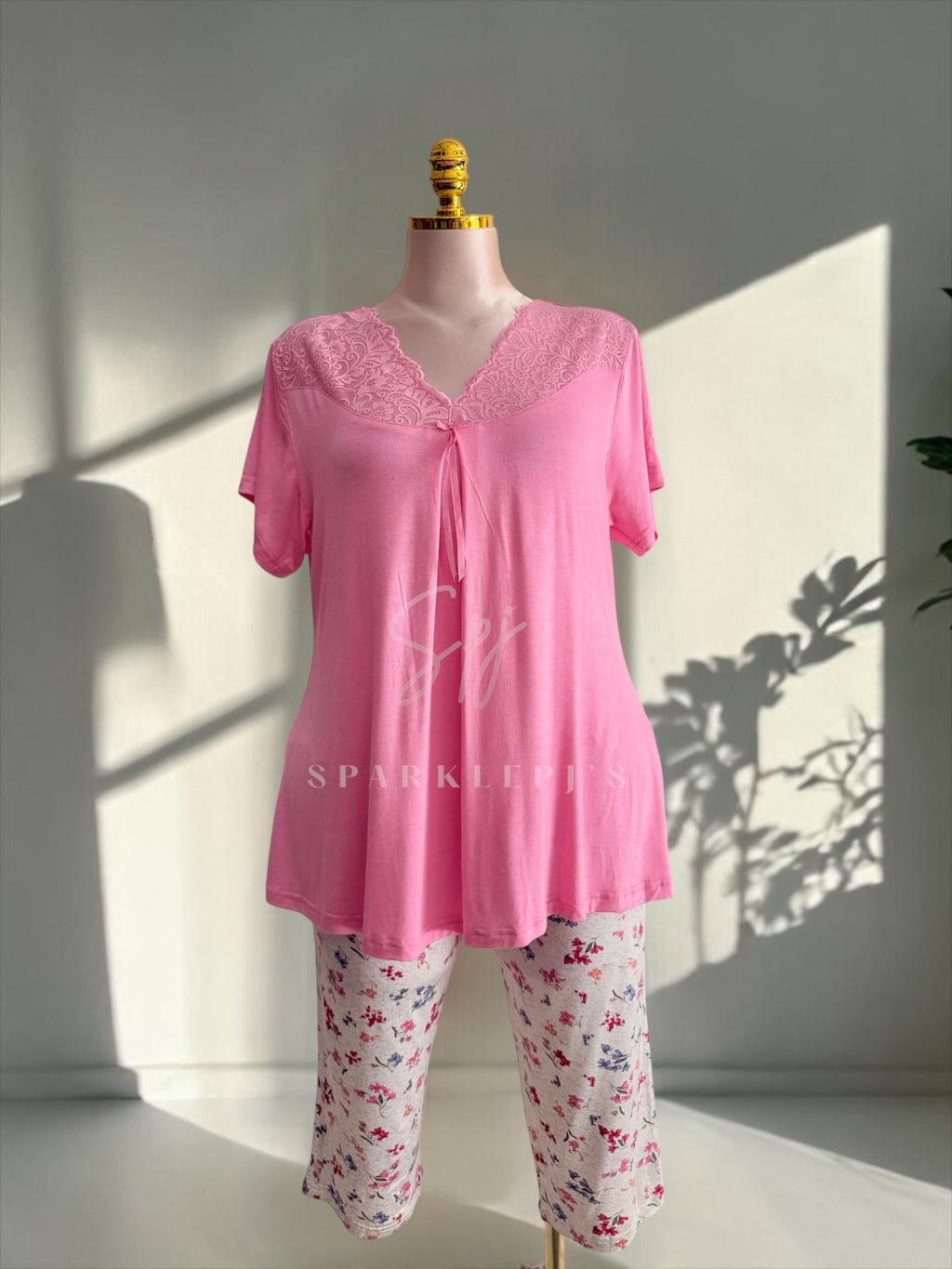 Sweet Blossom Maternity Pantacour Set