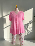 Sweet Blossom Maternity Pantacour Set