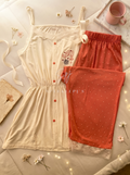Sweet Love Lace Bermuda Pajama Set