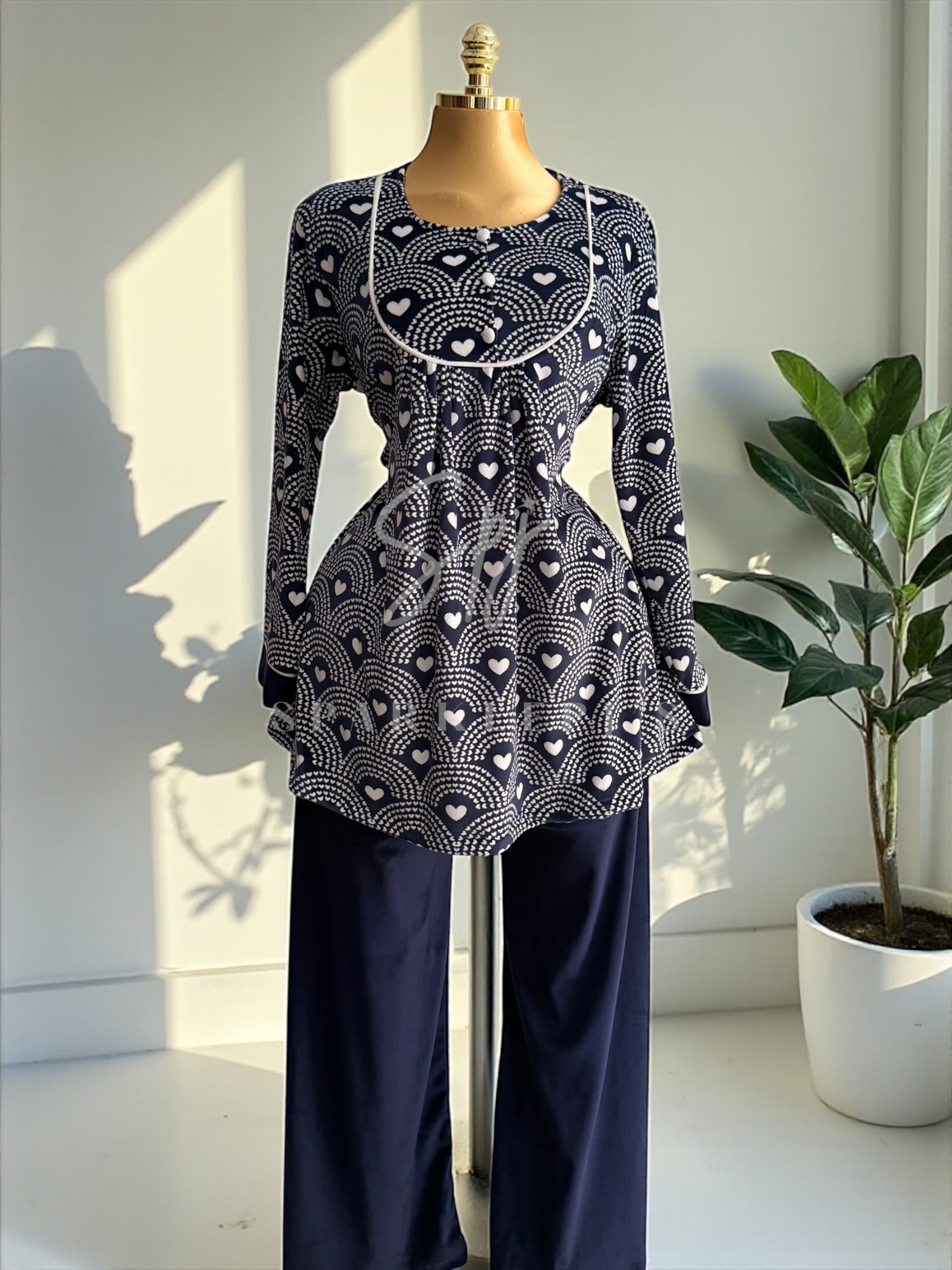 Love Notes Plus Size Pajama Set