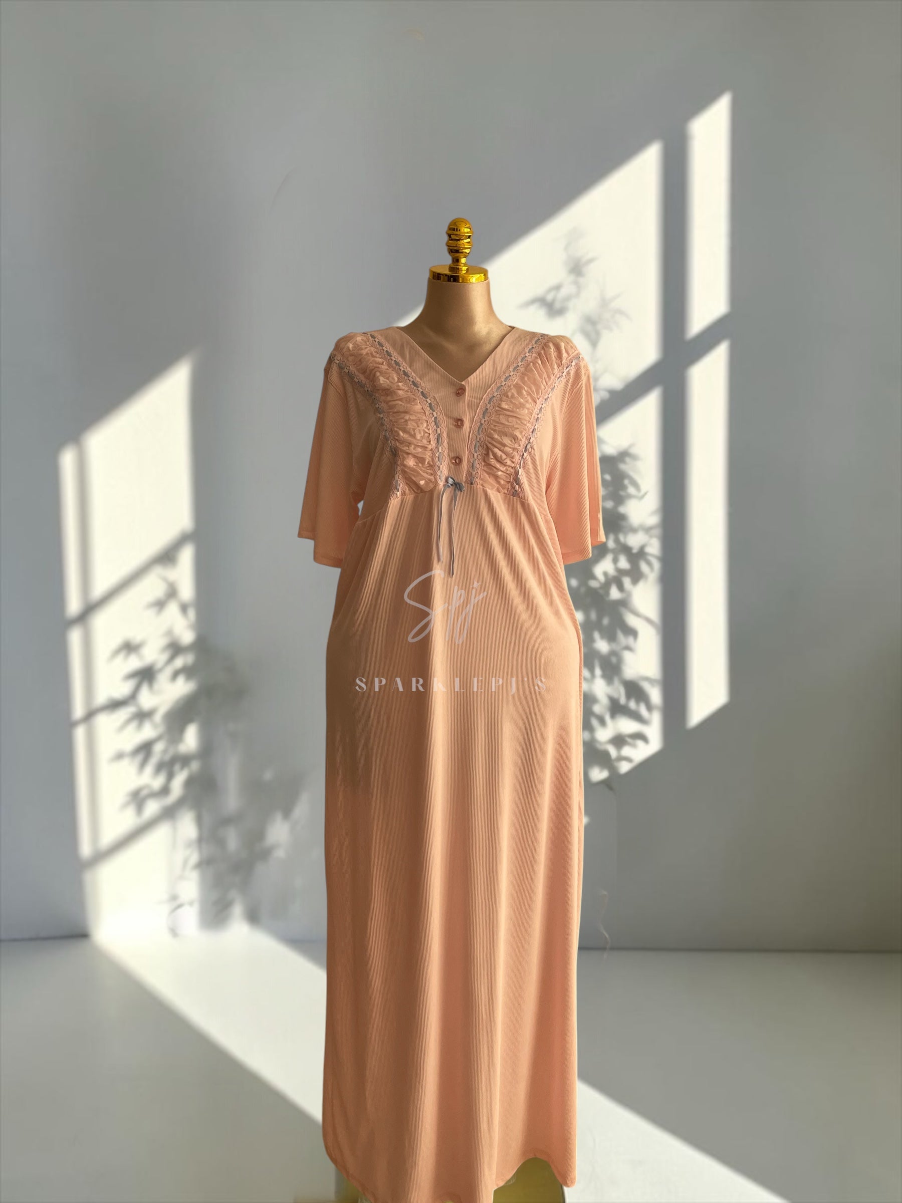 Elegant Ribbon Nightdress