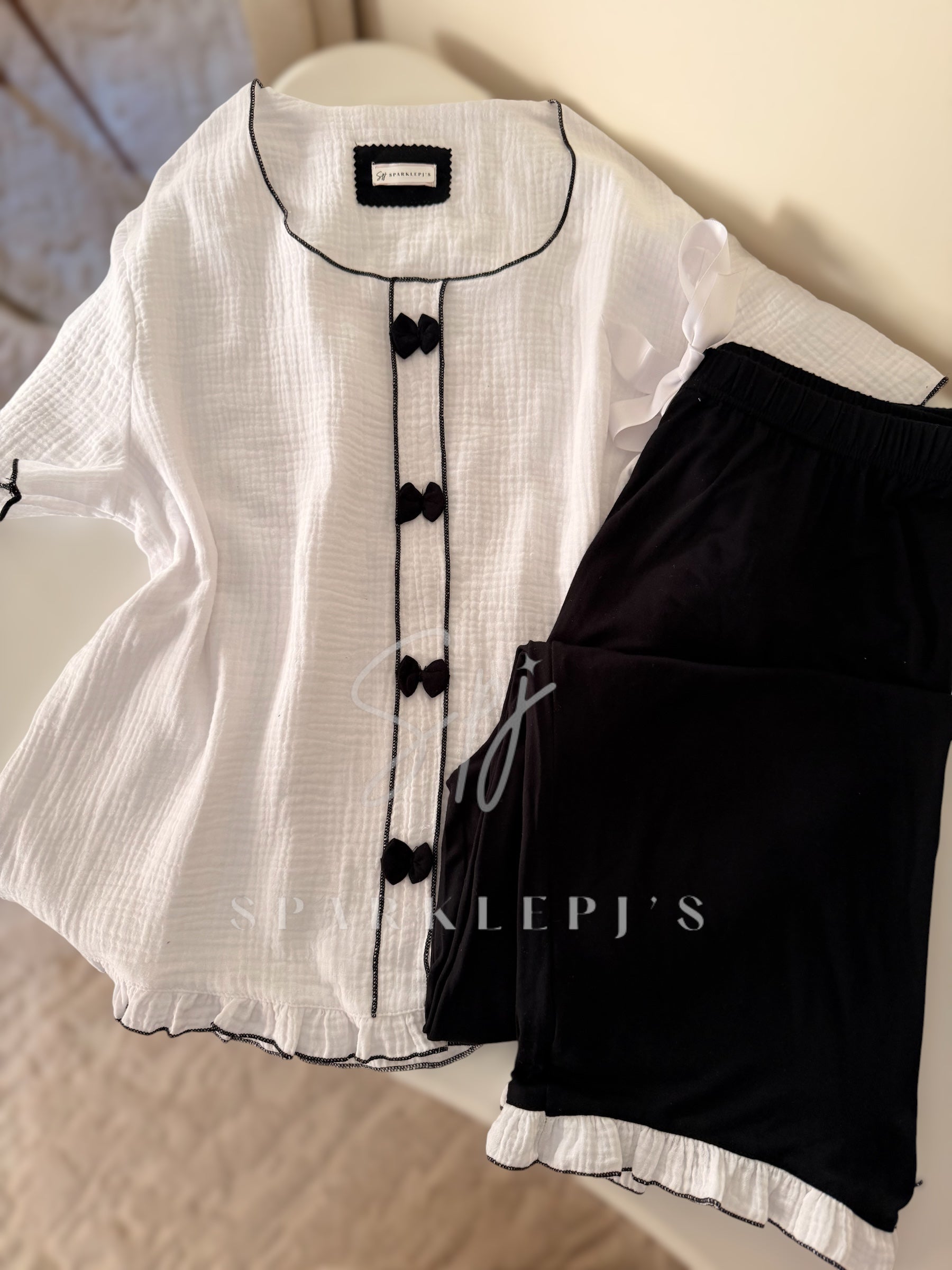 Classic Comfort Bow Pajama Set