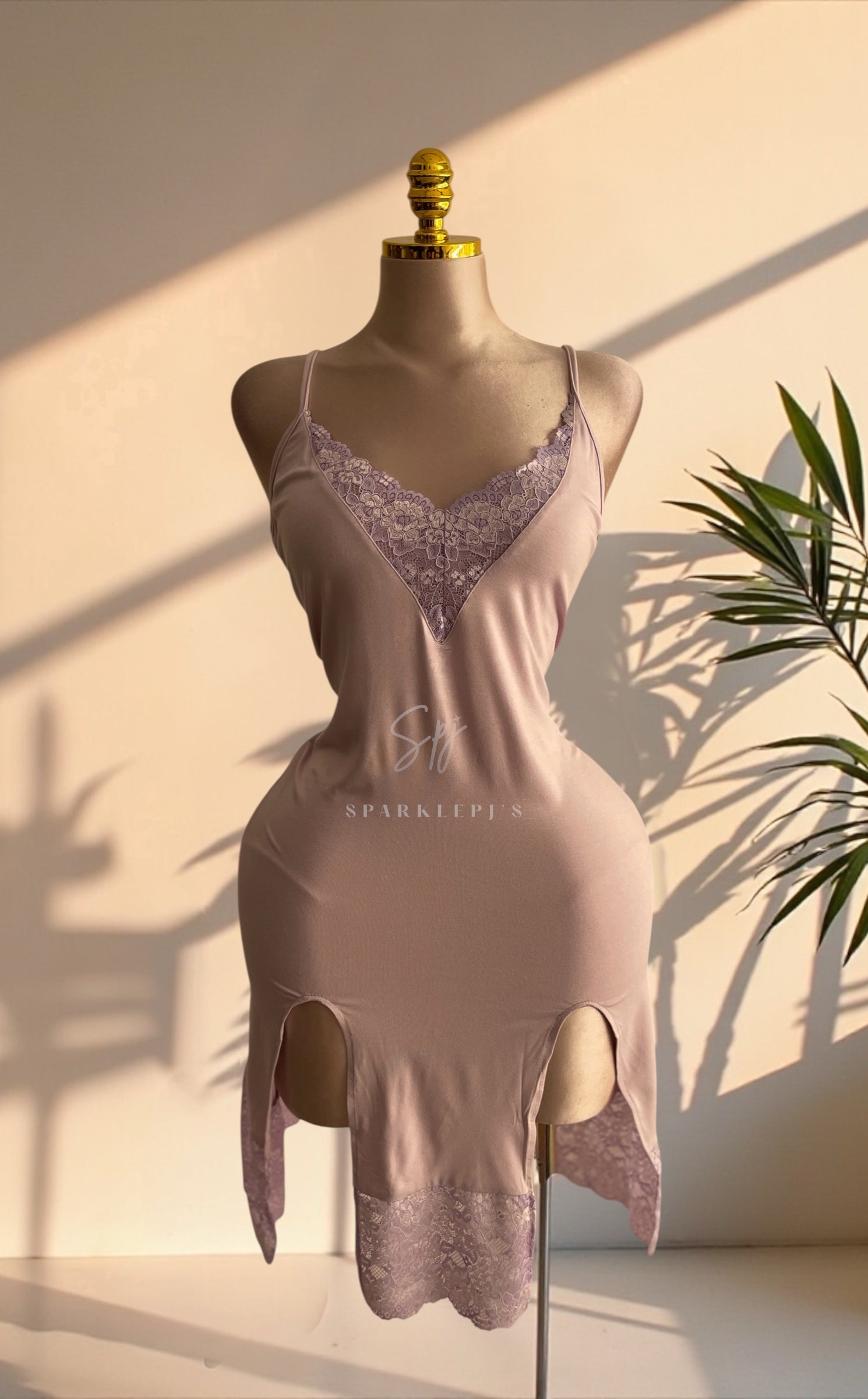 Midnight Lace Sleep Dress