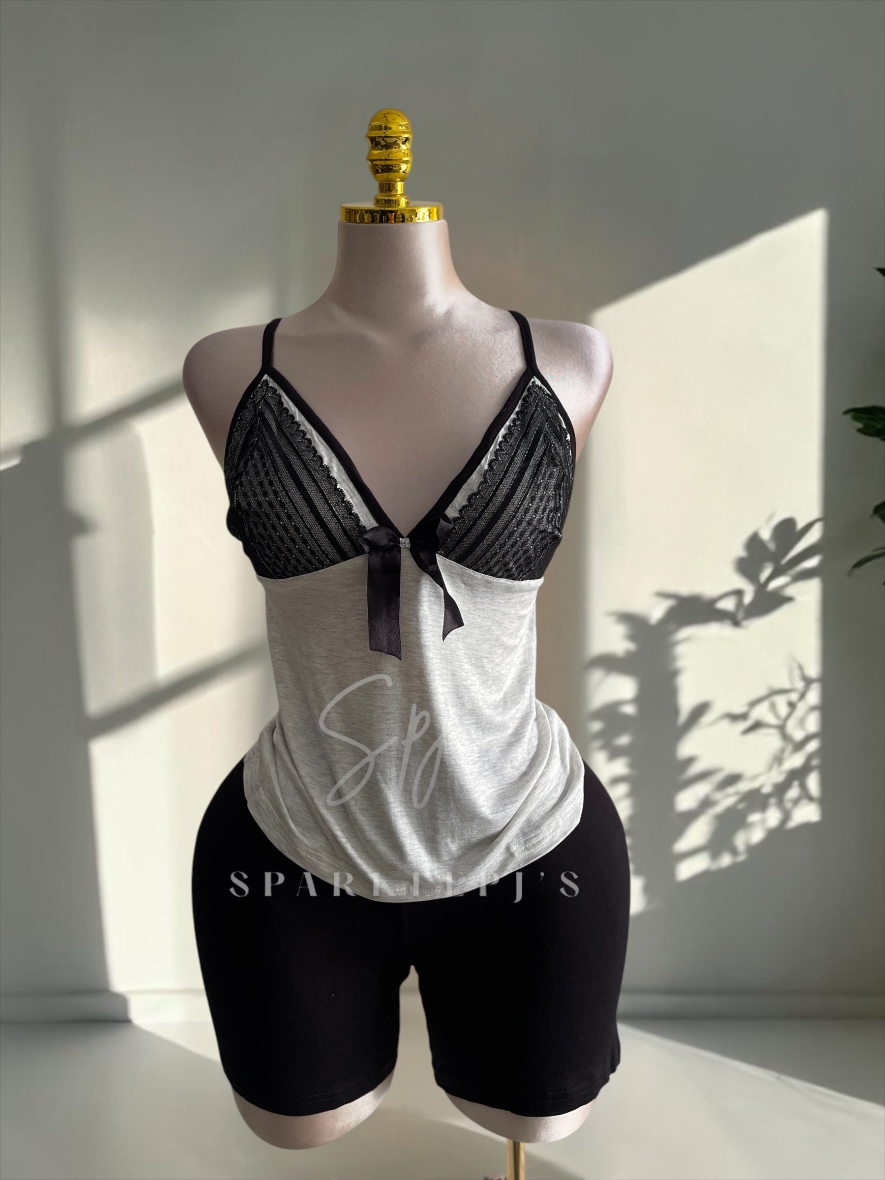 Soft Ribbon Short Set