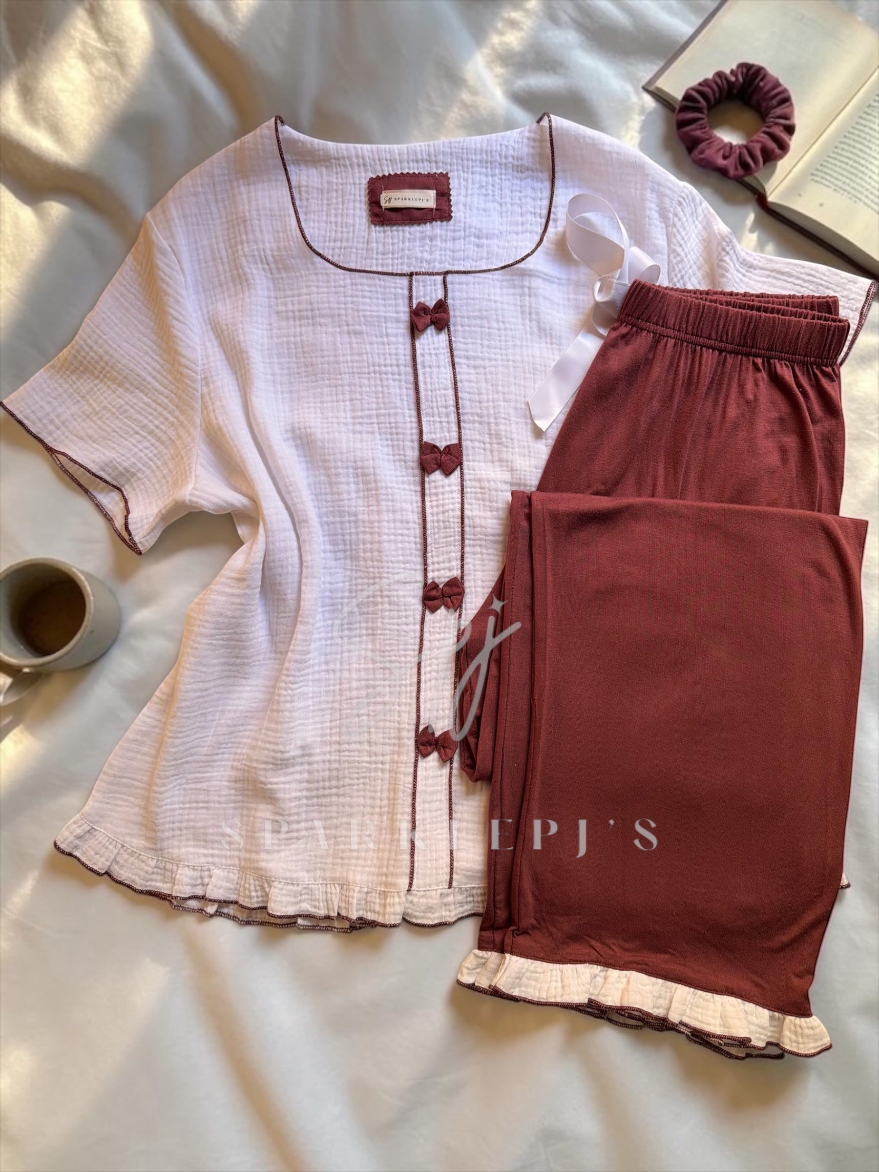 Classic Comfort Bow Pajama Set