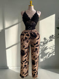 Elegant Lace Pajama Set