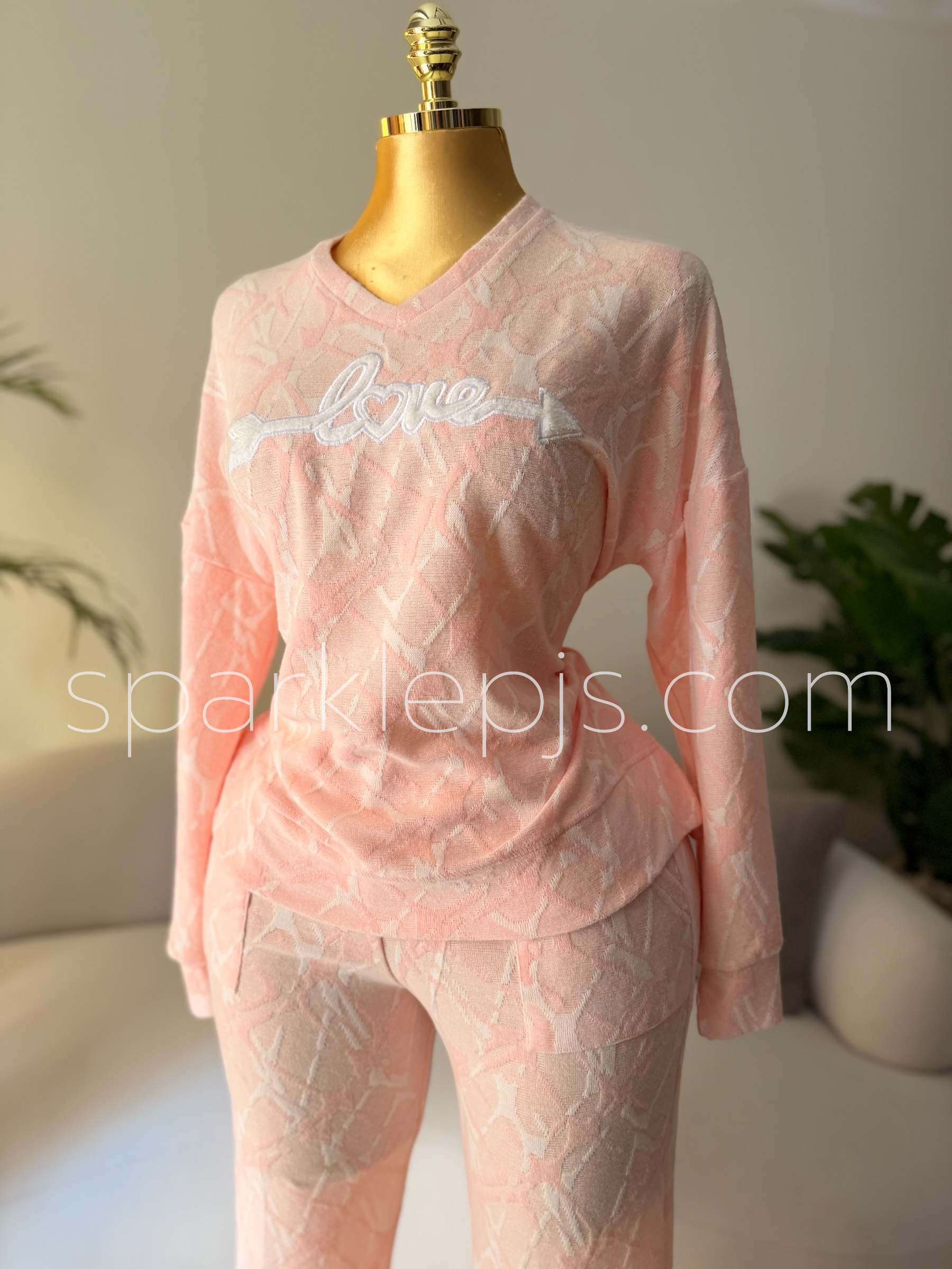 "Rosé Romance" Loungewear Set