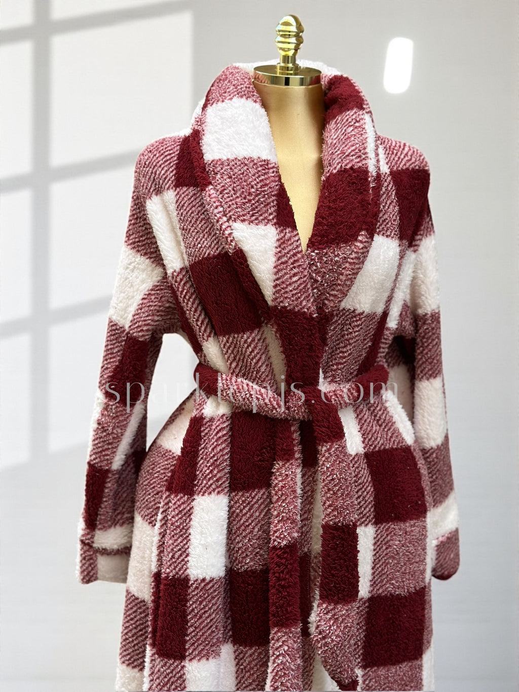 Cozy Check Dream Robe