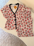 Pink Strawberry Pajama