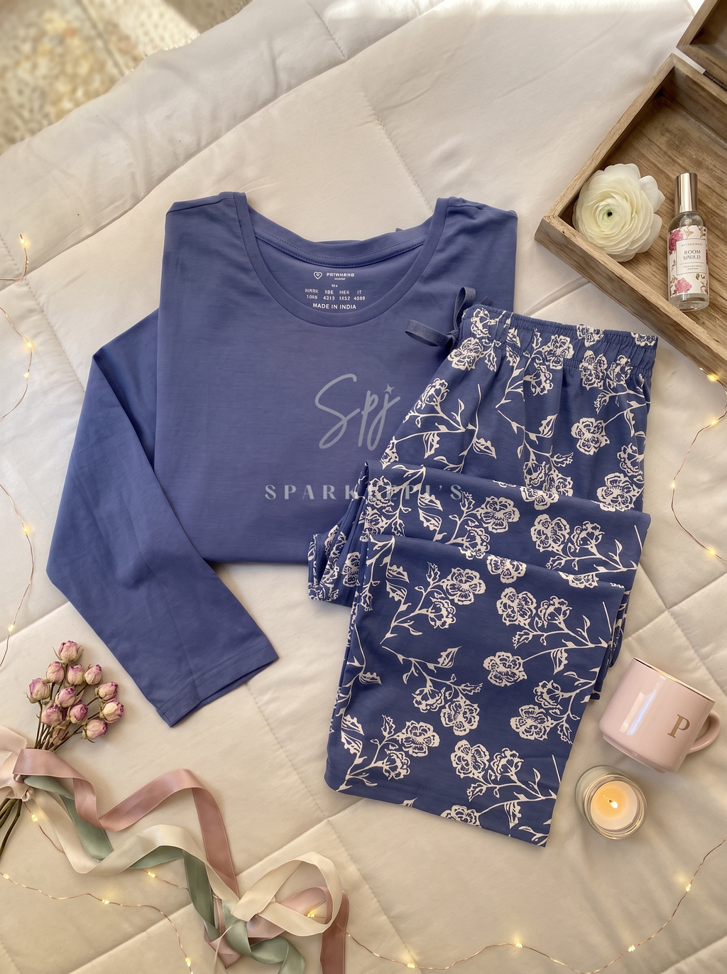 Primark - Floral Long Sleeve Pajama Set