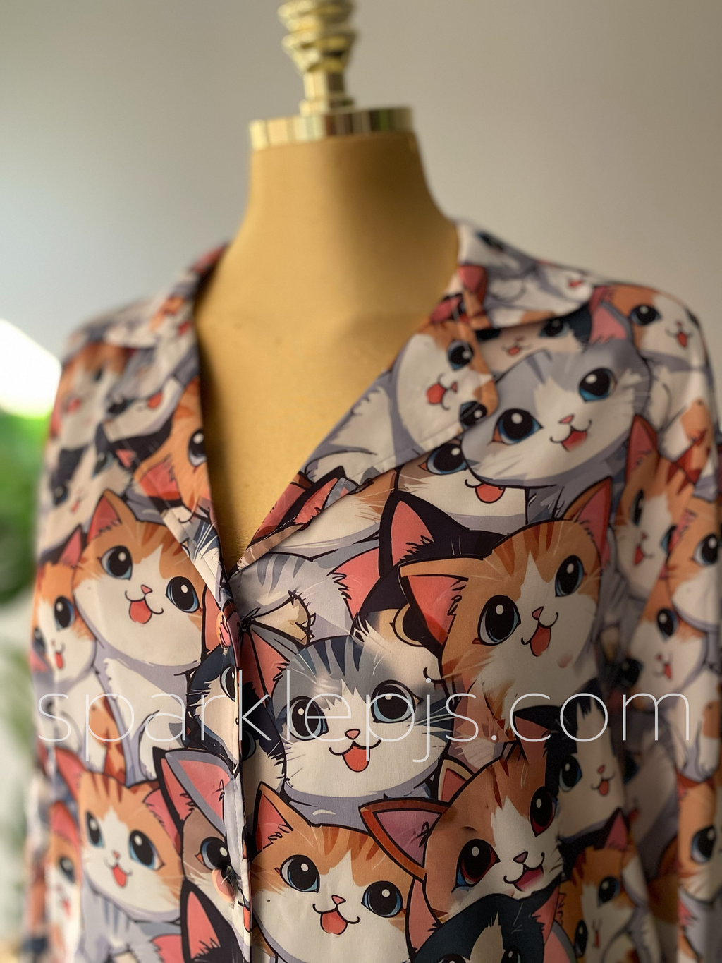 "Kitten Caboodle" Satin Sleepwear