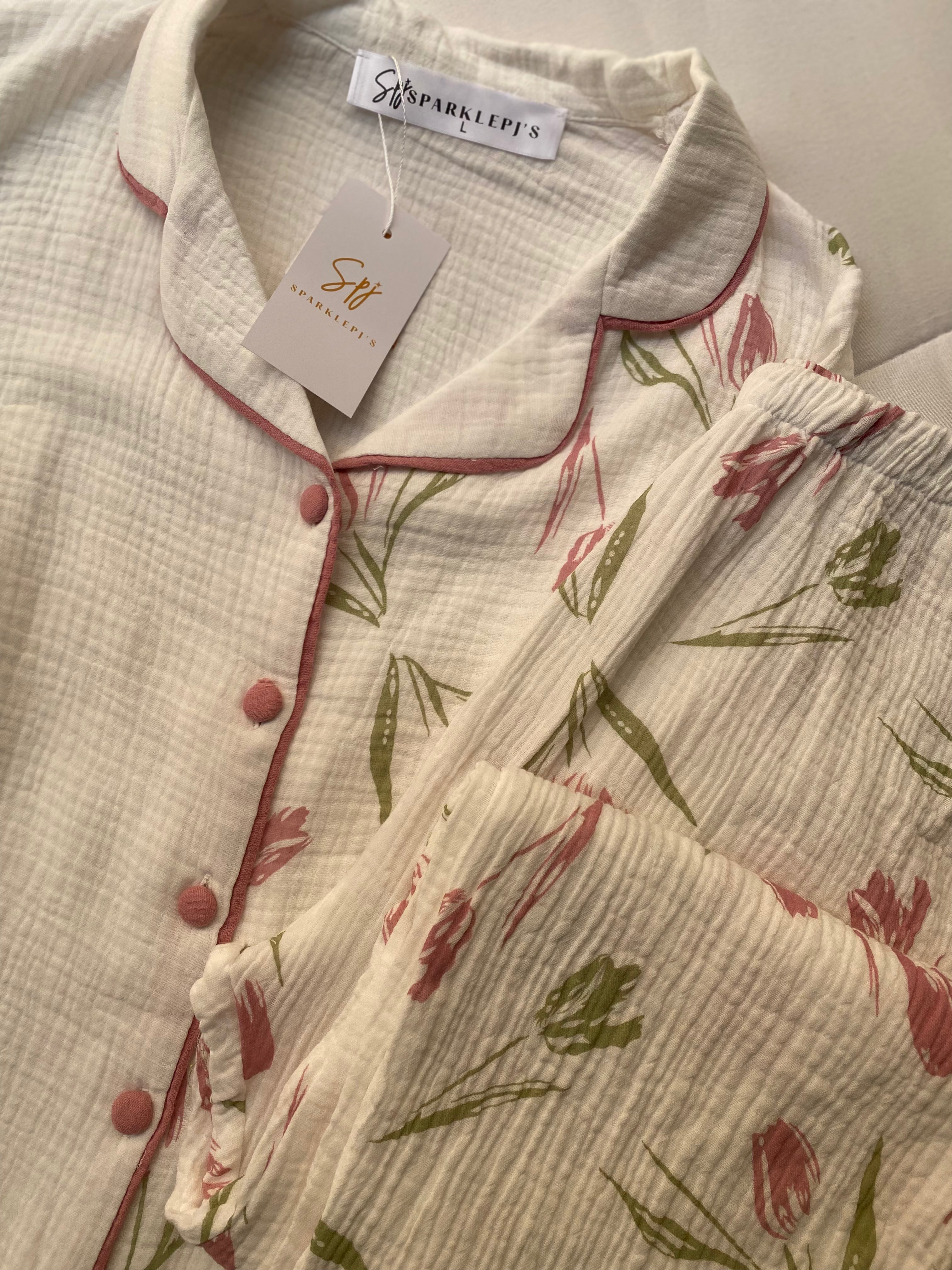 Tulip Bloom Pajama Set