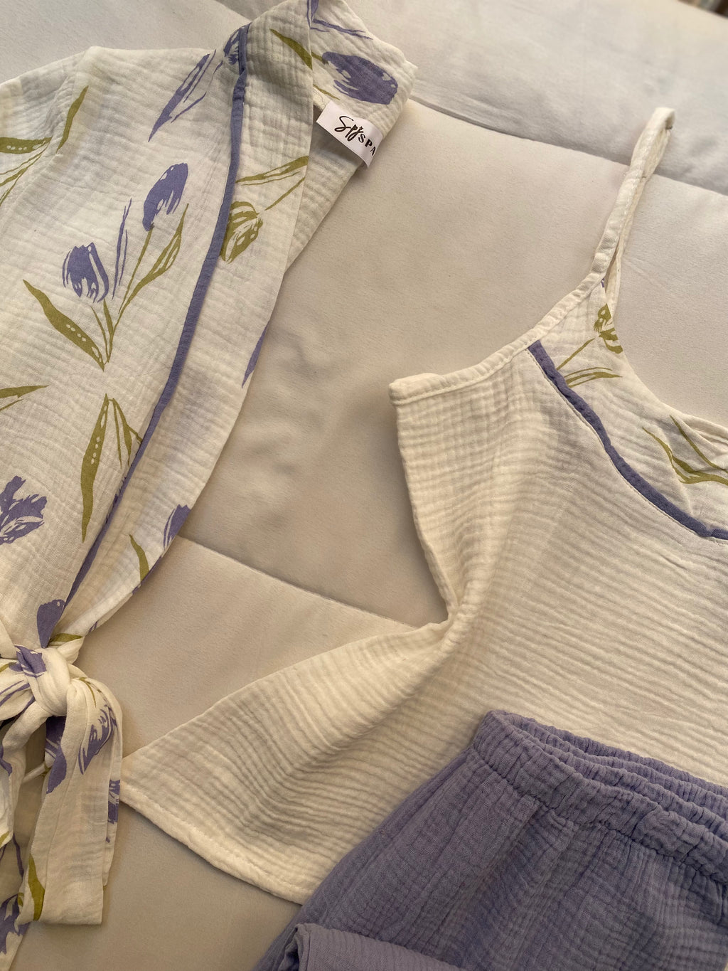 Blooming Garden 3-Piece Pajama Set
