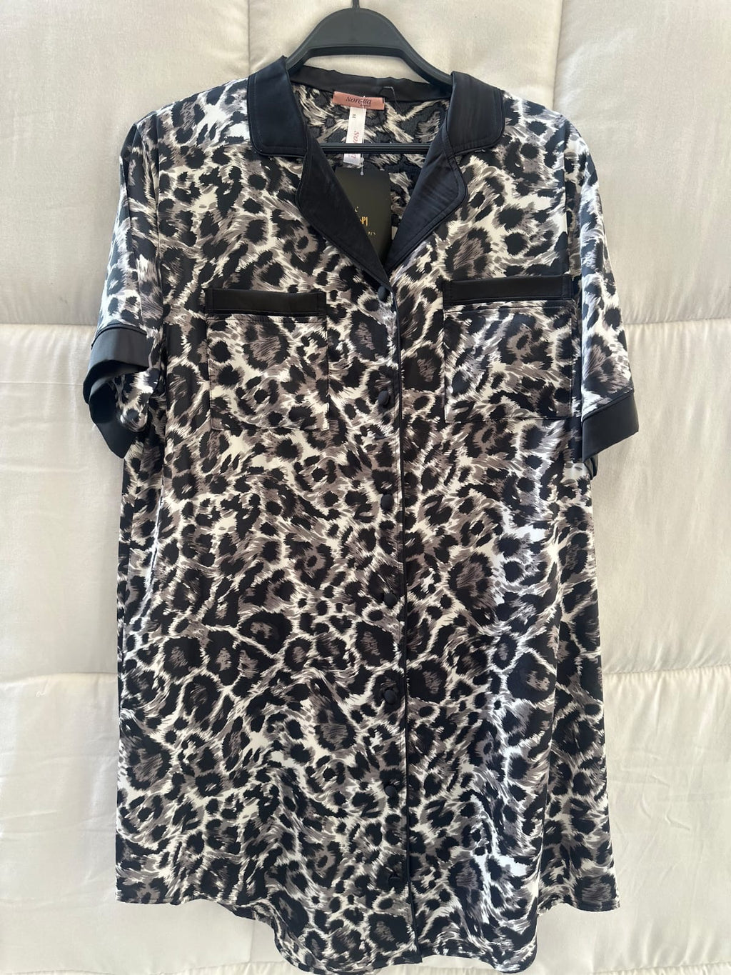 Satin Leopard  Nightshirt