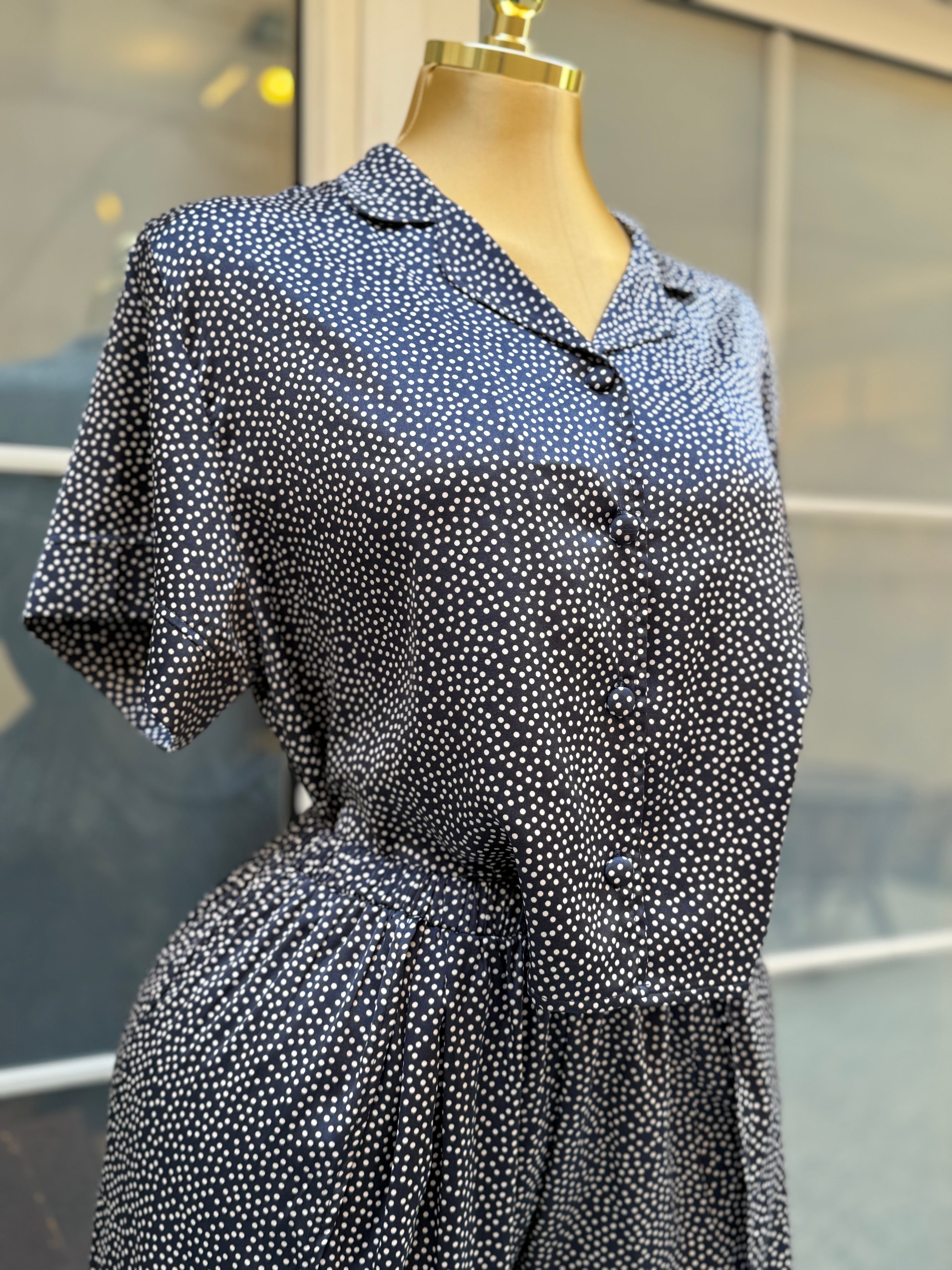 Satin Dots Half-sleeves pyj