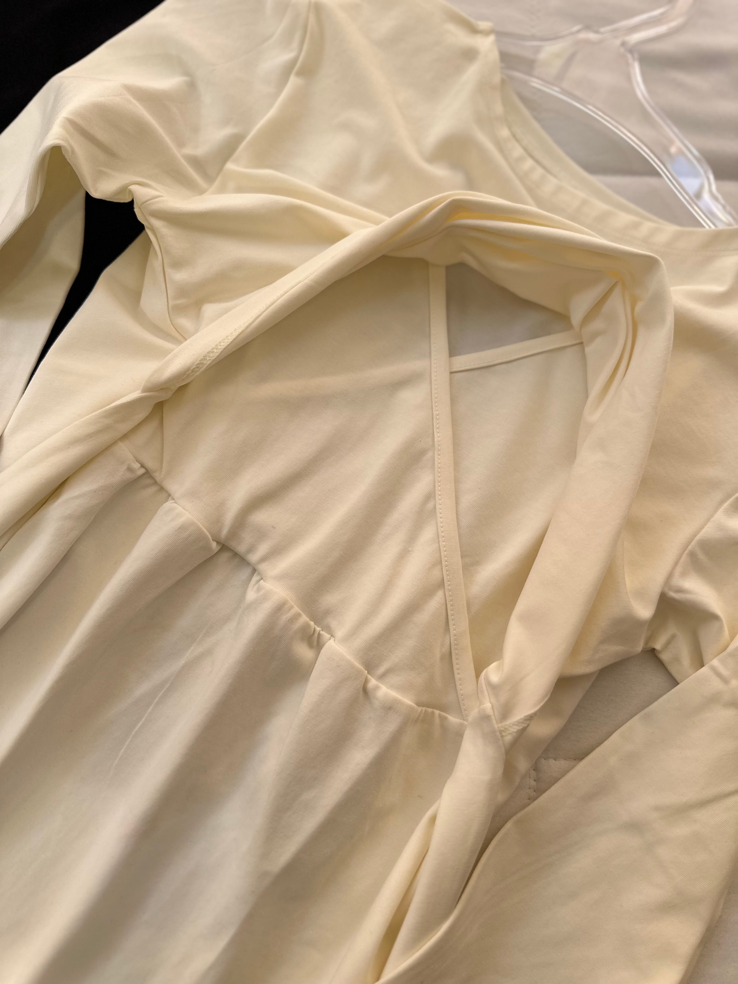 Criss-Cover Maternity Shirt
