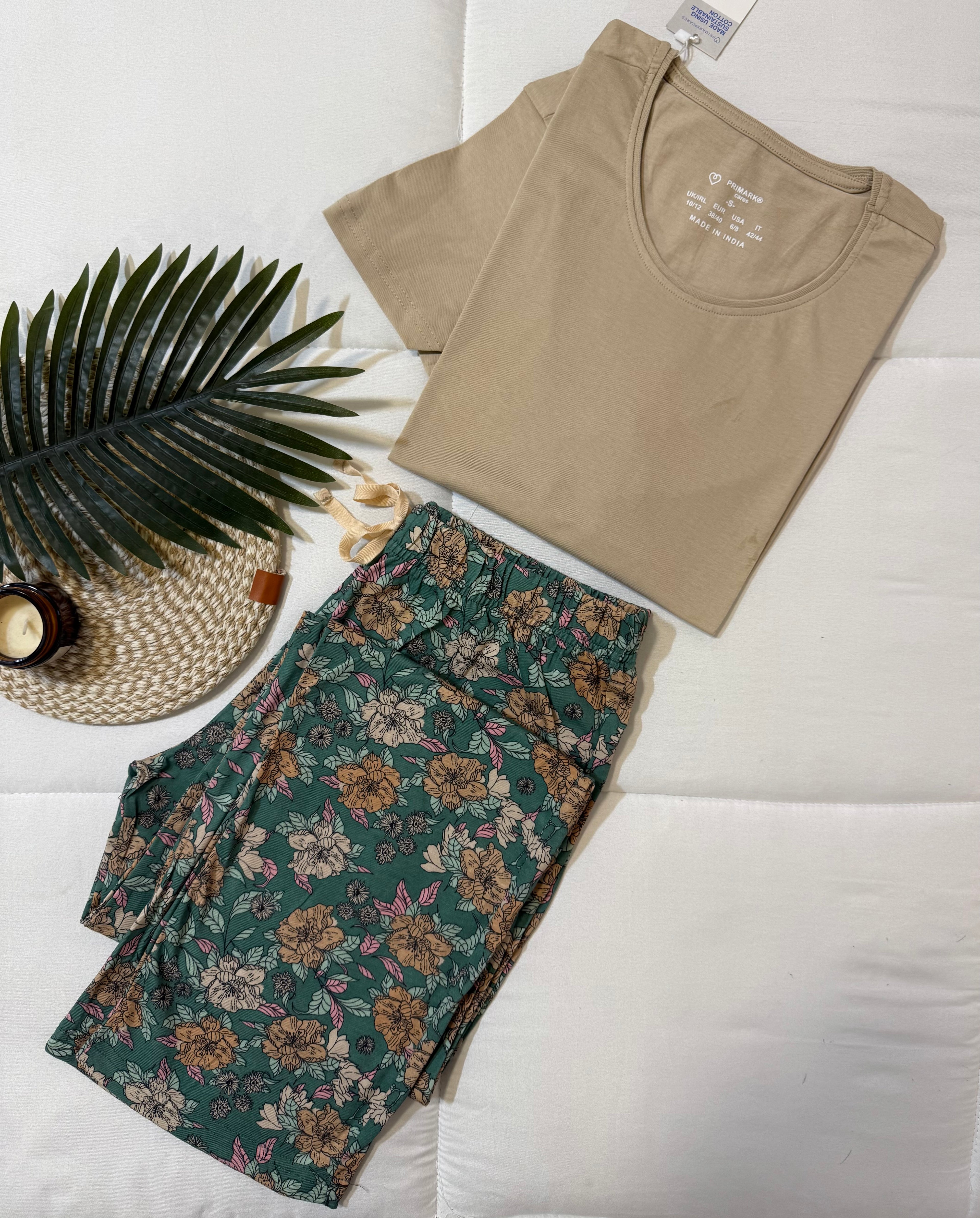 Floral pjamas primark