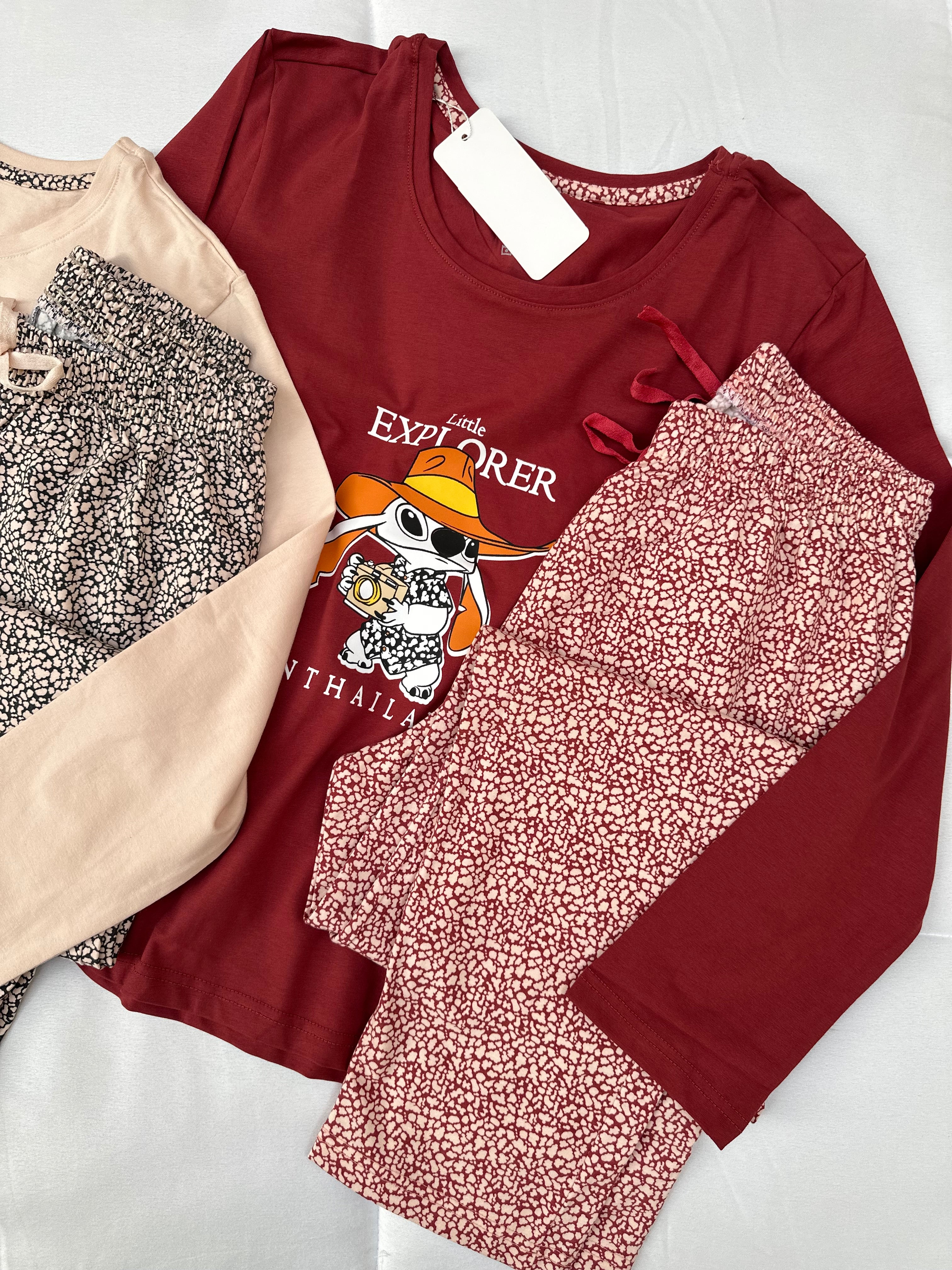 Little Explorer Stitch Full-sleeved PYJ