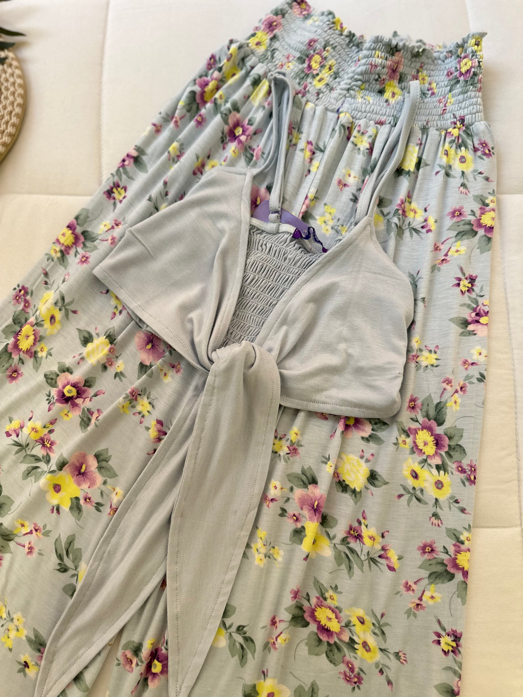 floral two-piece set