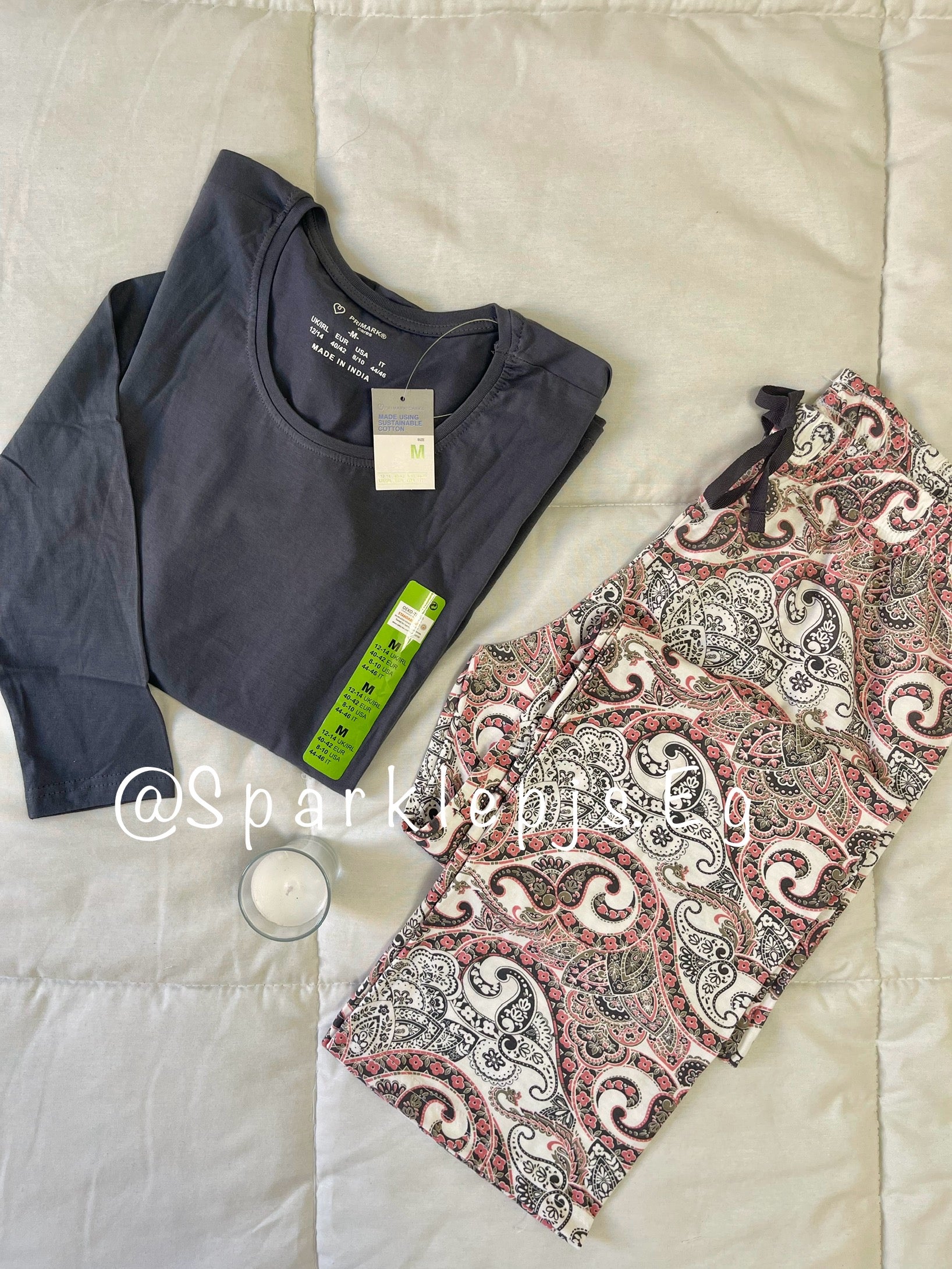 Primark long sleeved pajama