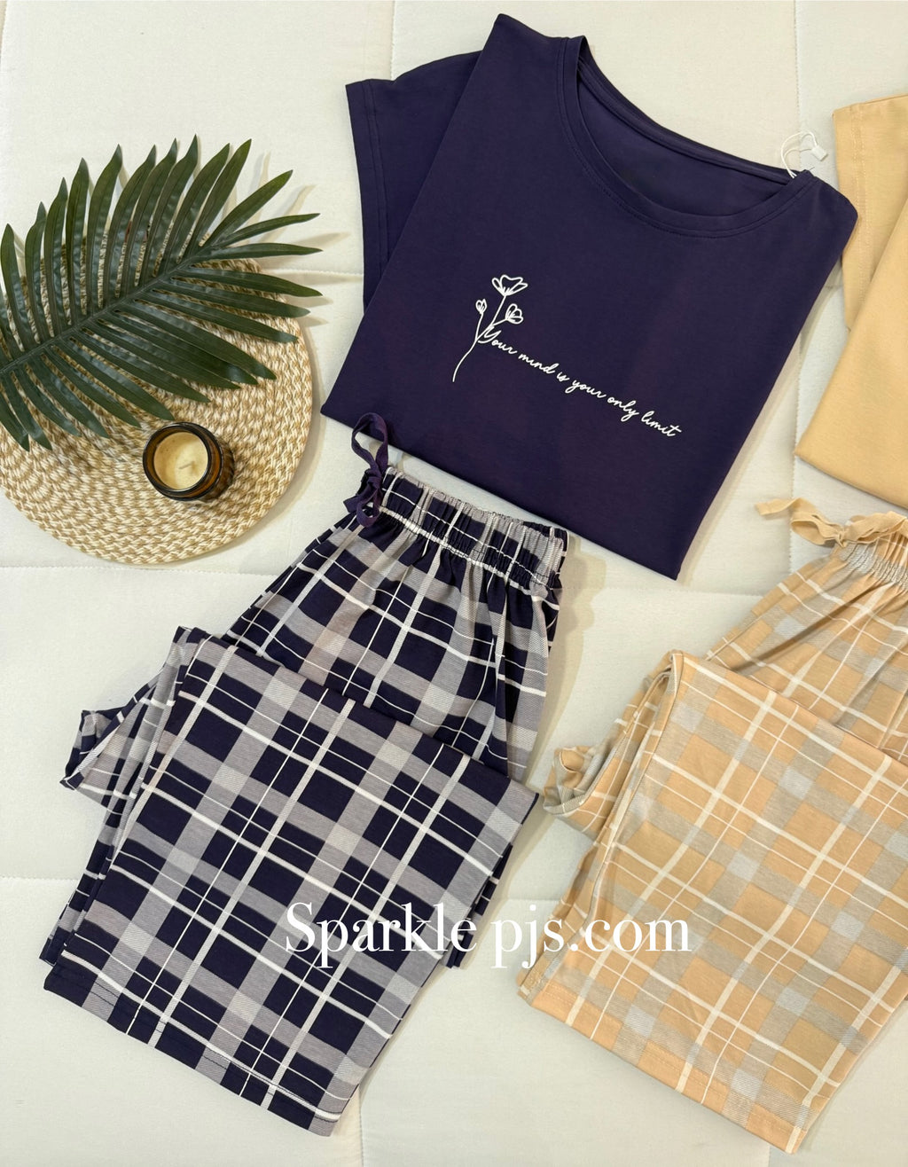 Plaid Comfort Tee Bermuda
