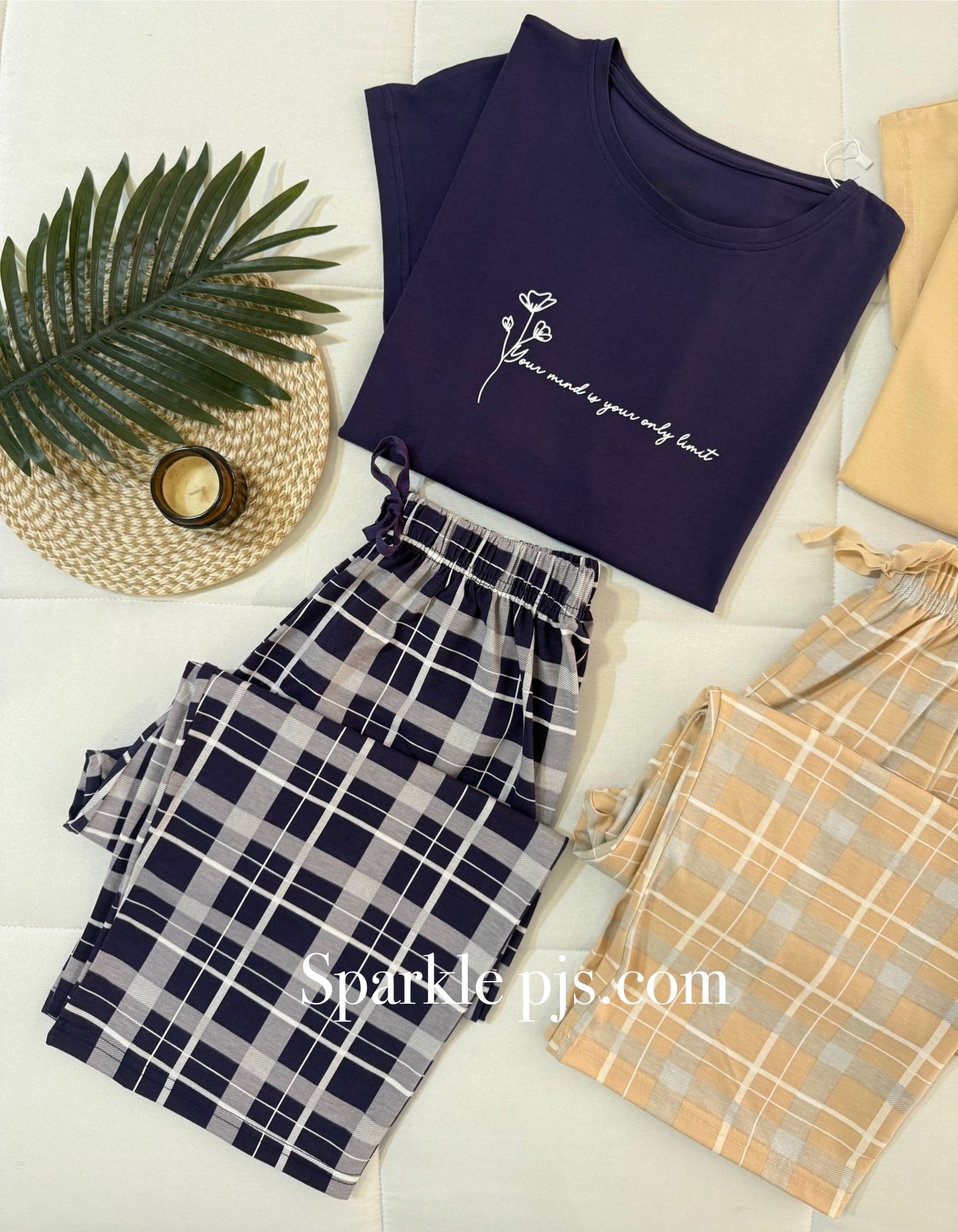 Plaid Comfort Tee Bermuda