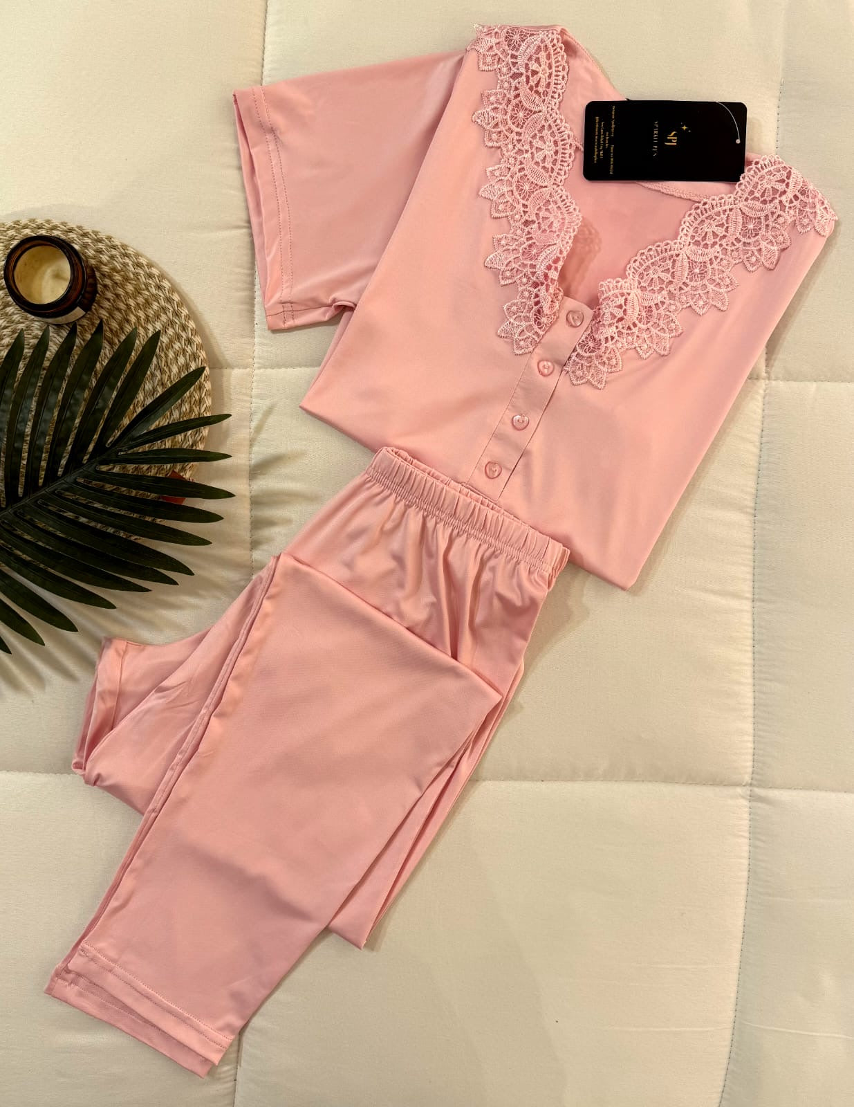 Lace Whisper Pajama Set